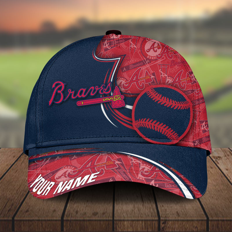 Adeenyc Atlanta Braves Personalized Hats Baseball Caps Classic Caps for men, women