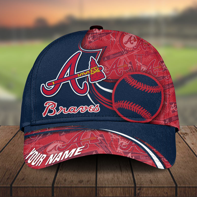 Adeenyc Atlanta Braves Personalized Hats Baseball Caps Classic Caps for men, women