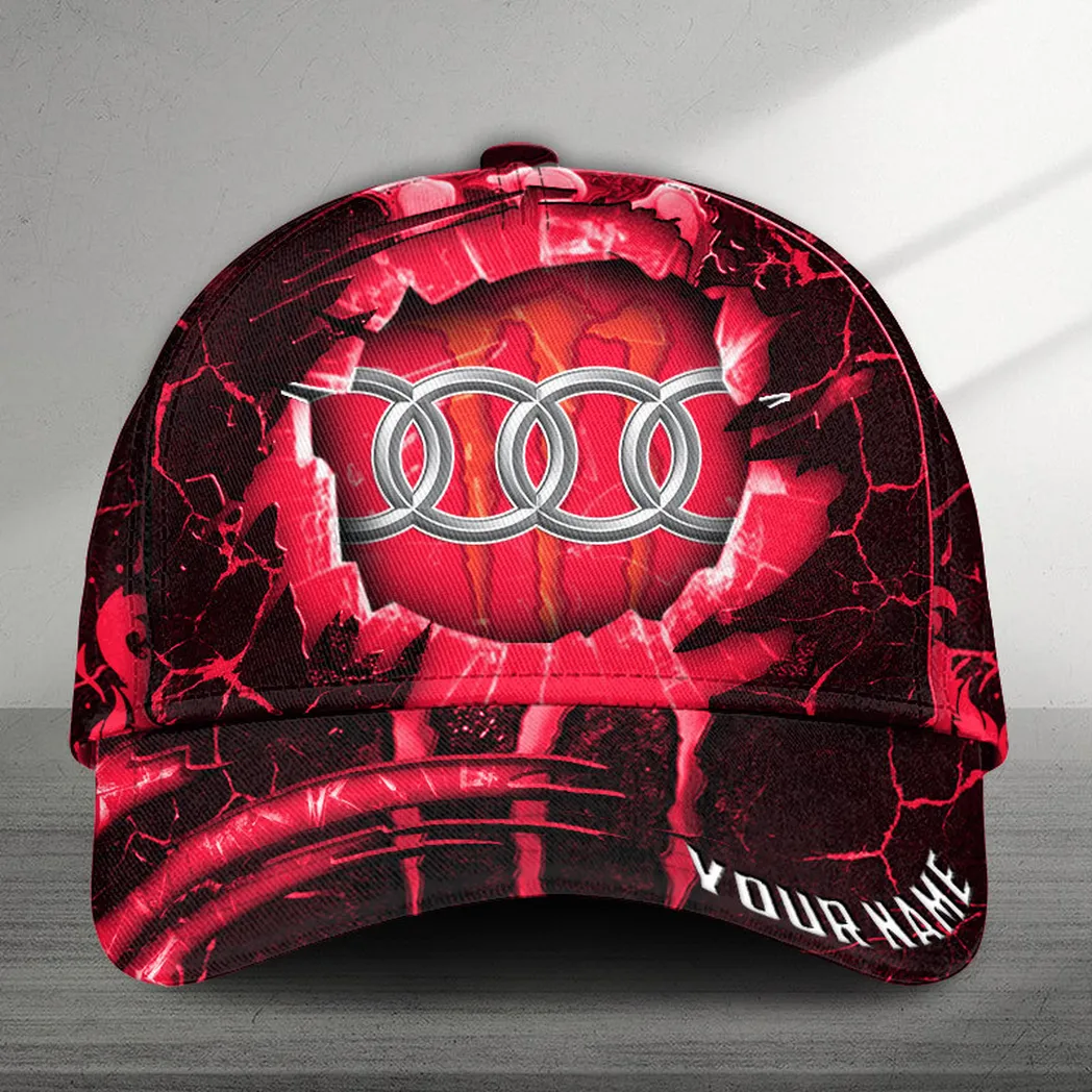 Adeenyc Audi Classic Cap, All-Over Printed Customized Hat for Car Lovers Baseball Cap Classic Hat