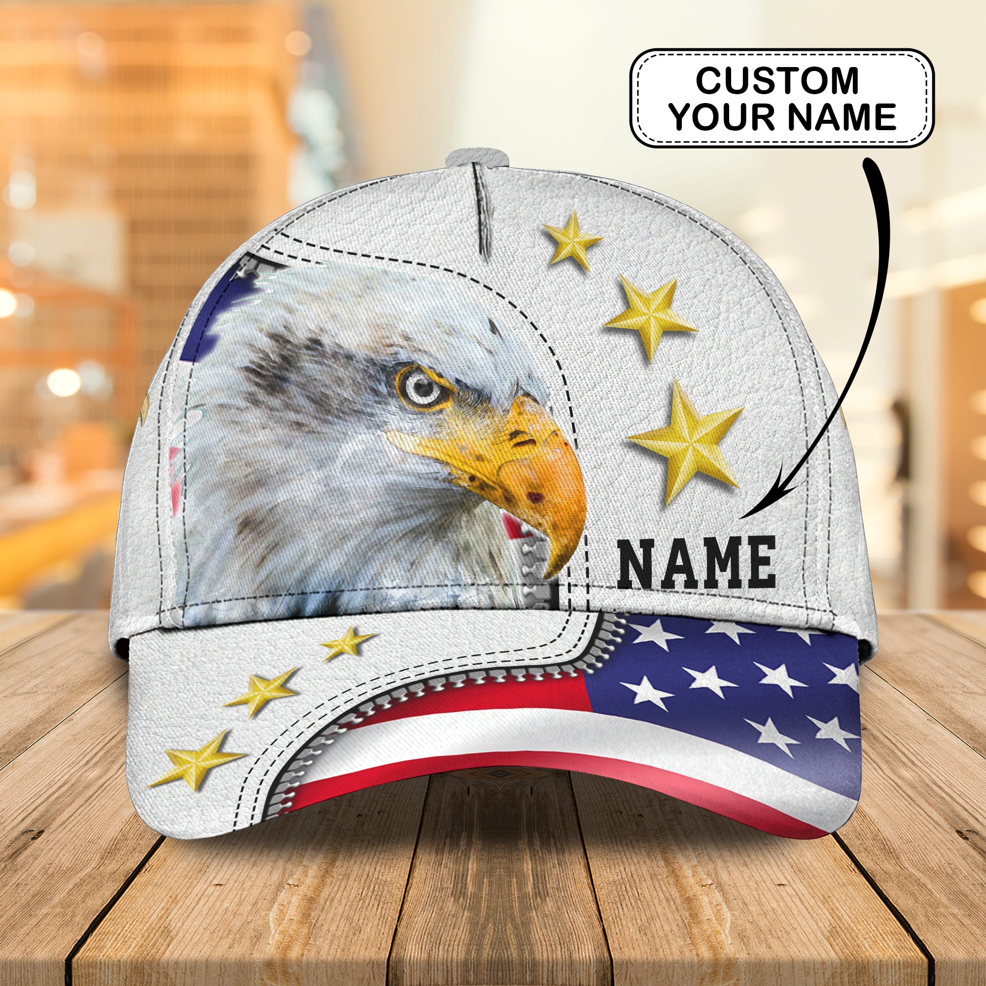 Adeenyc Australia True Blue Aussie - Personalized Name Baseball Cap Classic Trucker Hats Custom Hats Gifts For Men & Women