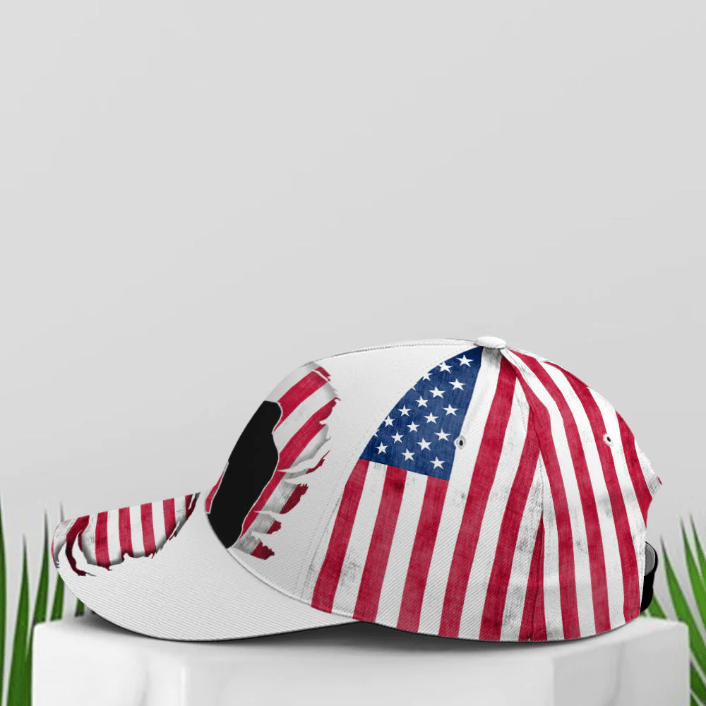 Adeenyc Baseball Cap For Boxing Lovers US Flag Pattern Trucker Hats Custom Hats Gifts For Men & Women