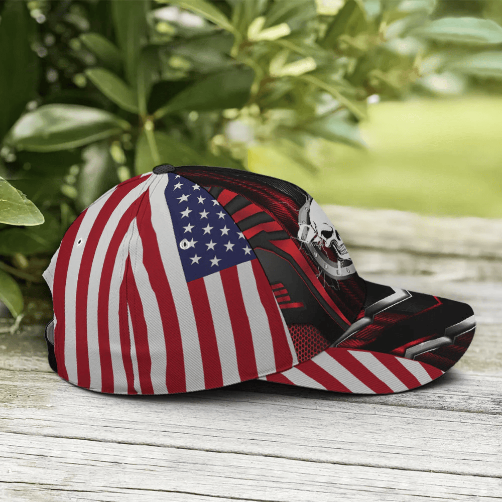 Adeenyc Baseball Cap For Carpenter US Flag Pattern Trucker Hats Custom Hats Gifts For Men & Women