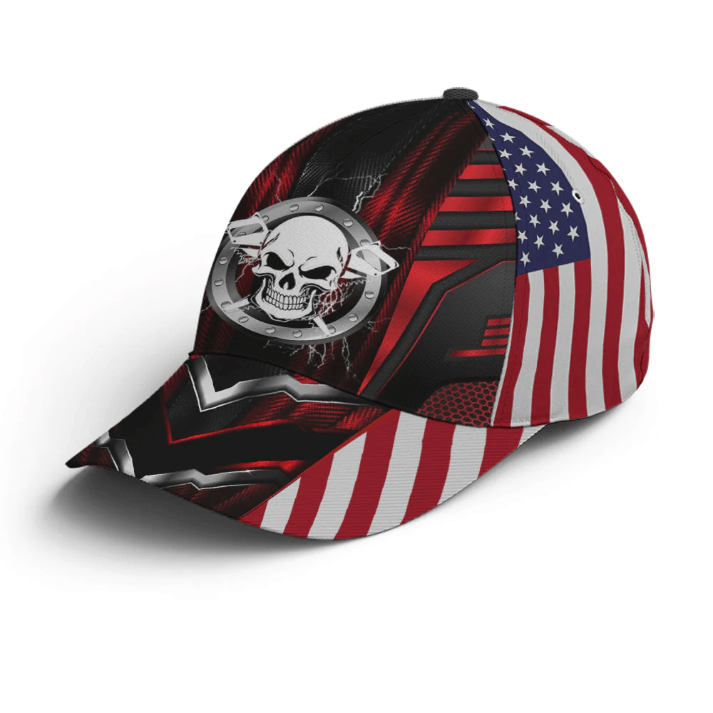 Adeenyc Baseball Cap For Carpenter US Flag Pattern Trucker Hats Custom Hats Gifts For Men & Women