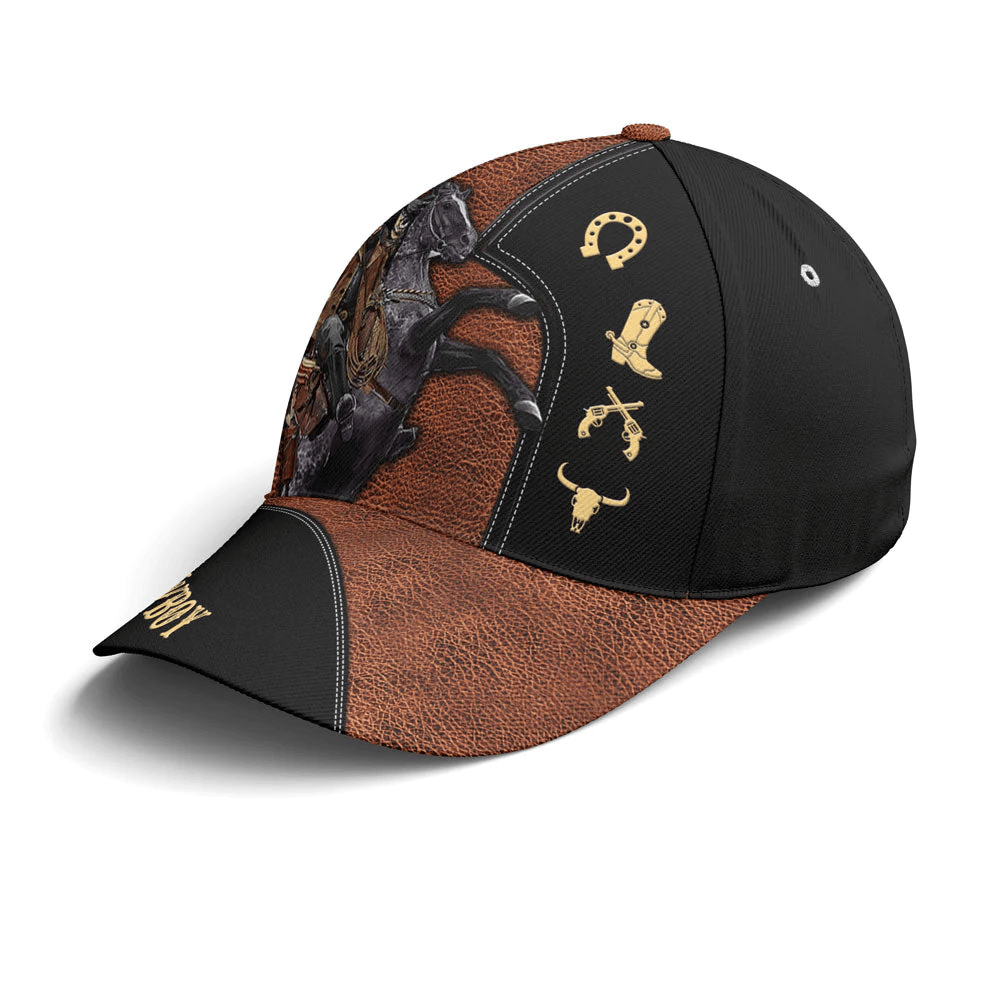 Adeenyc Baseball Cap For Cowboys Classic Leather Trucker Hats Custom Hats Gifts For Men & Women