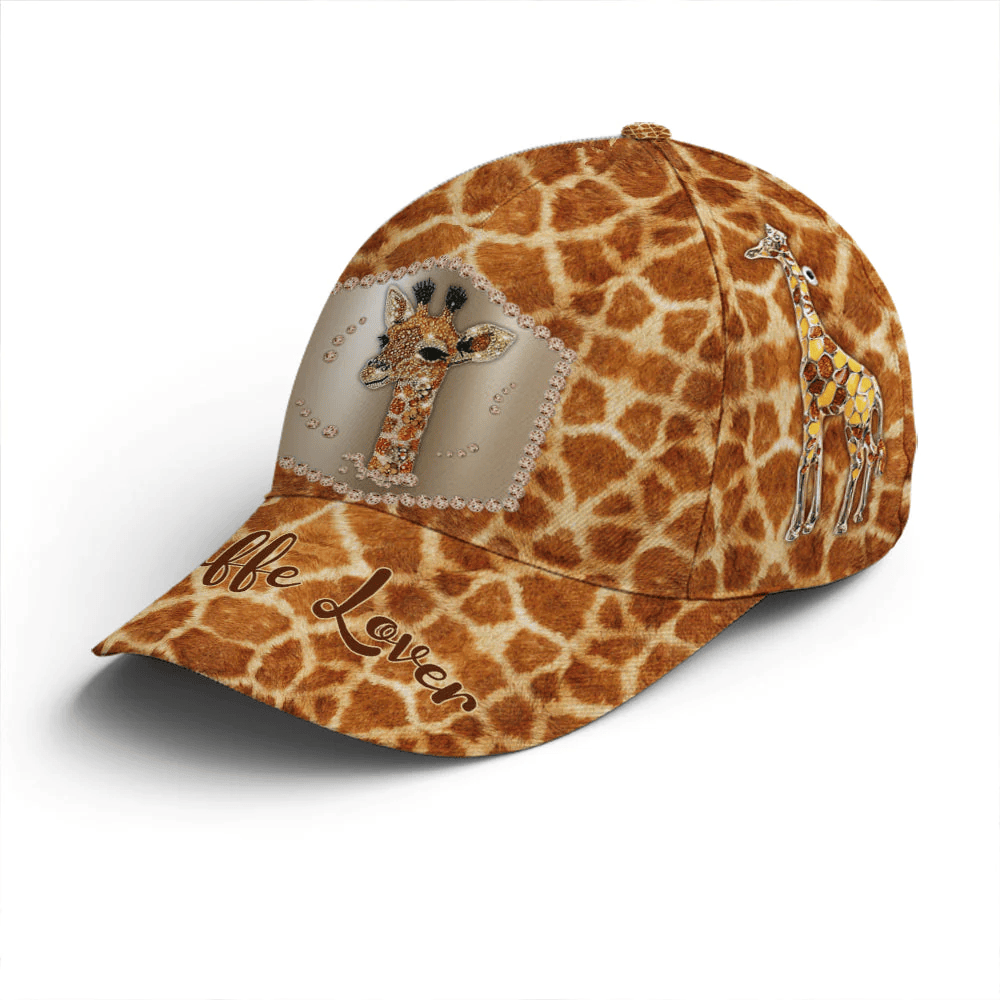 Adeenyc Baseball Cap For Giraffe Lovers Skin Pattern Trucker Hats Custom Hats Gifts For Men & Women