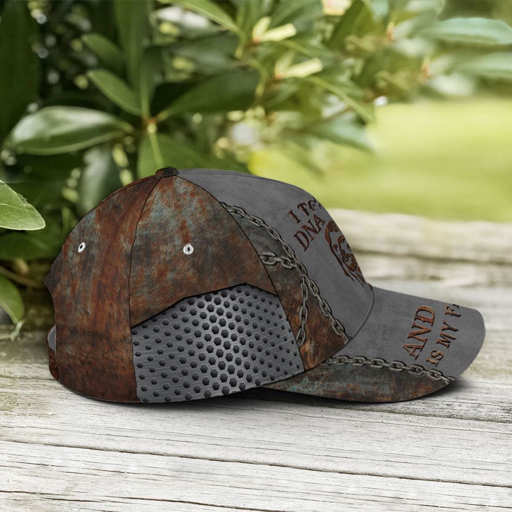 Adeenyc Baseball Cap For God Lovers Chain Rust And Metallic, Christian Baseball Cap, Religious Cap, Christian Hat Trucker Hats Custom Hats Gifts For Men & Women