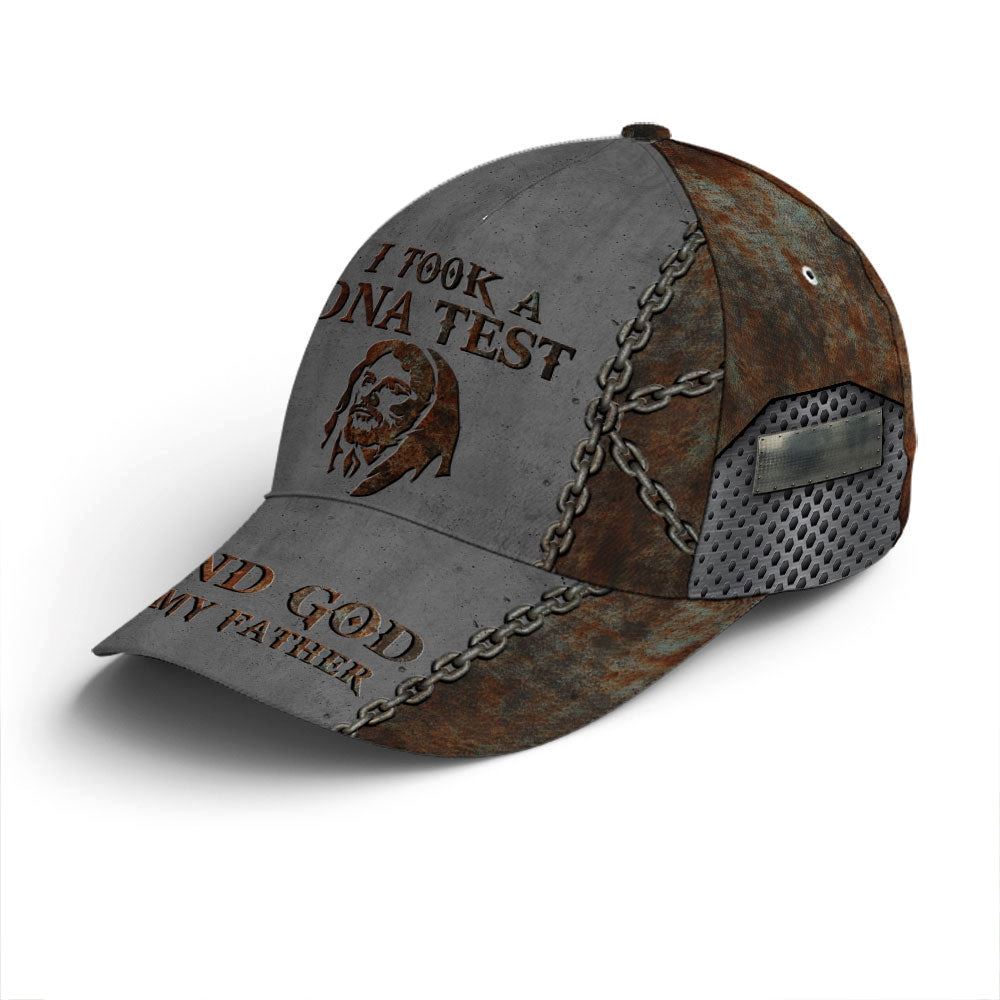 Adeenyc Baseball Cap For God Lovers Chain Rust And Metallic, Christian Baseball Cap, Religious Cap, Christian Hat Trucker Hats Custom Hats Gifts For Men & Women