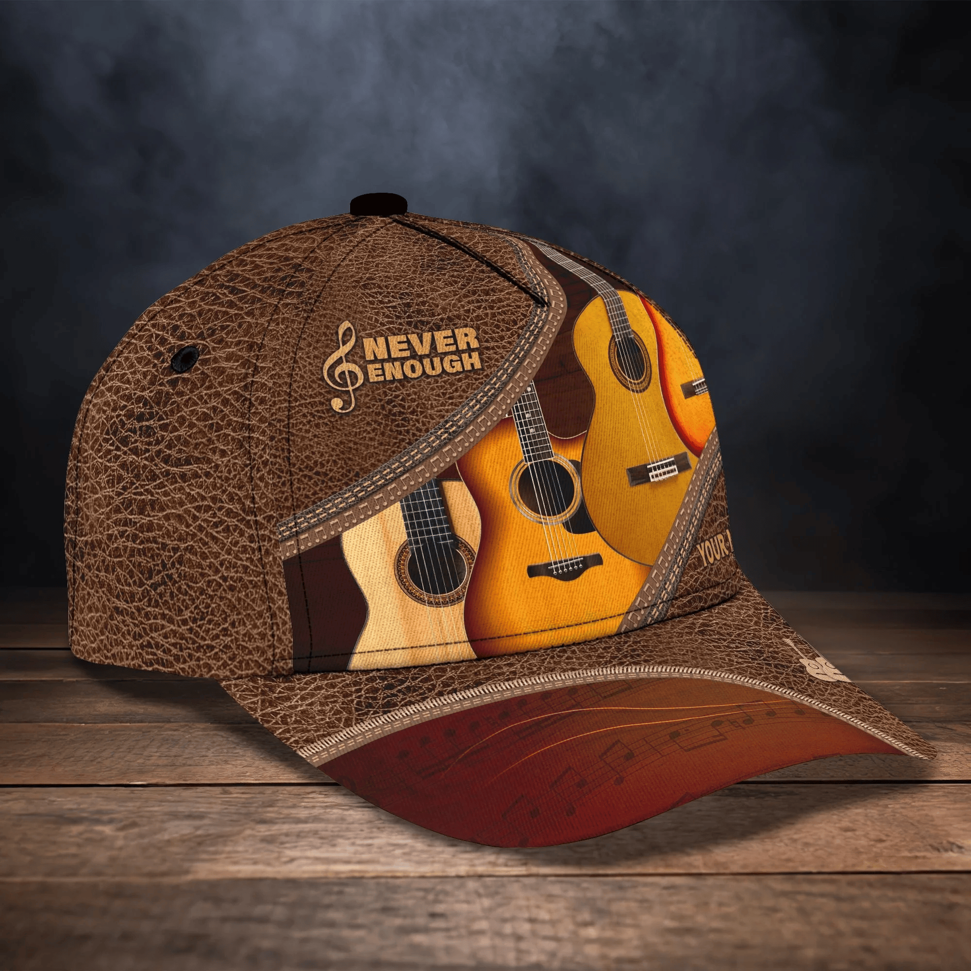 Adeenyc Baseball Cap For Guitar Lovers Classic Leather Old Man Gift Idea On Outdoor Activities Father Guitar Cap Hat Trucker Hats Custom Hats Gifts For Men & Women