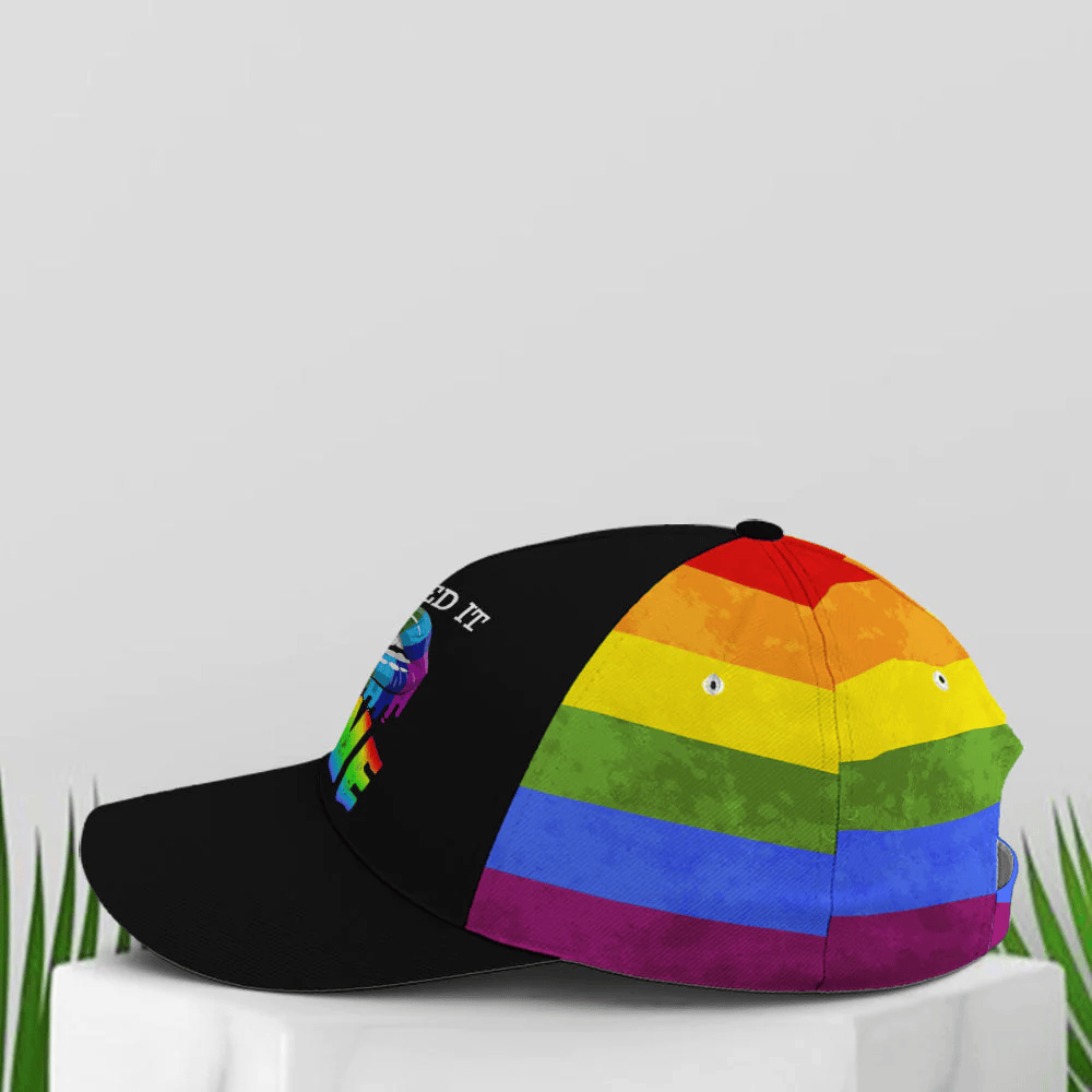 Adeenyc Baseball Cap For LGBTQ Drawing Dripping Lips Trucker Hats Custom Hats Gifts For Men & Women