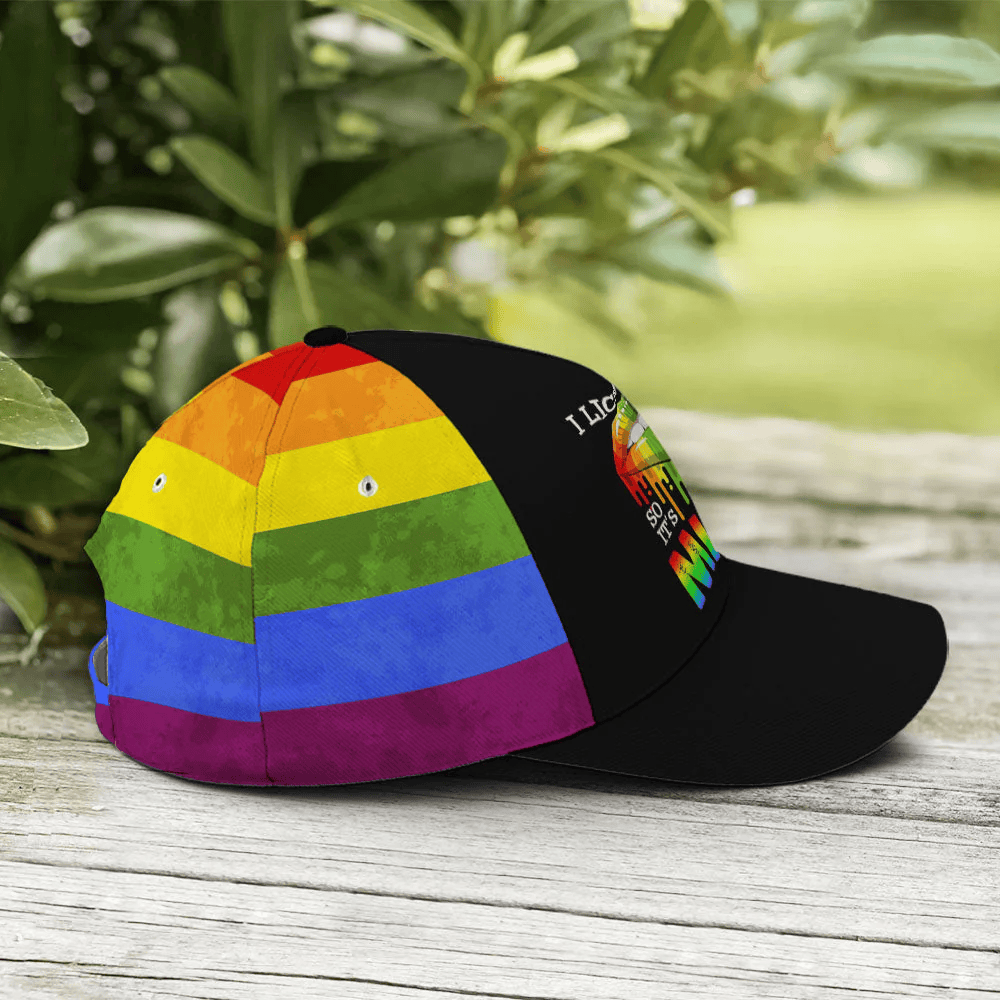 Adeenyc Baseball Cap For LGBTQ Drawing Dripping Lips Trucker Hats Custom Hats Gifts For Men & Women