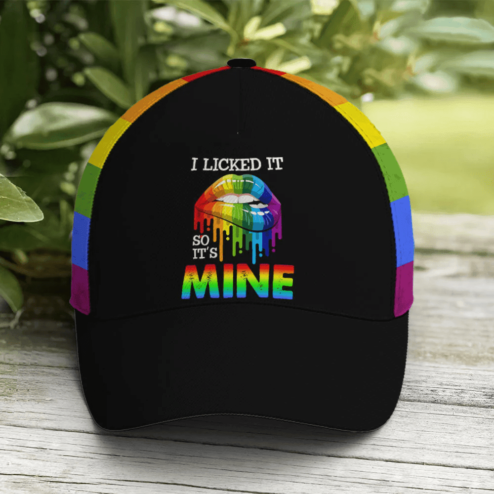 Adeenyc Baseball Cap For LGBTQ Drawing Dripping Lips Trucker Hats Custom Hats Gifts For Men & Women