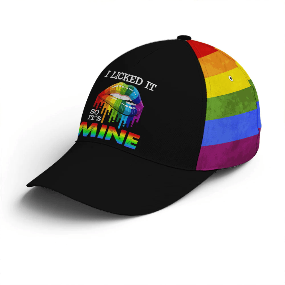 Adeenyc Baseball Cap For LGBTQ Drawing Dripping Lips Trucker Hats Custom Hats Gifts For Men & Women