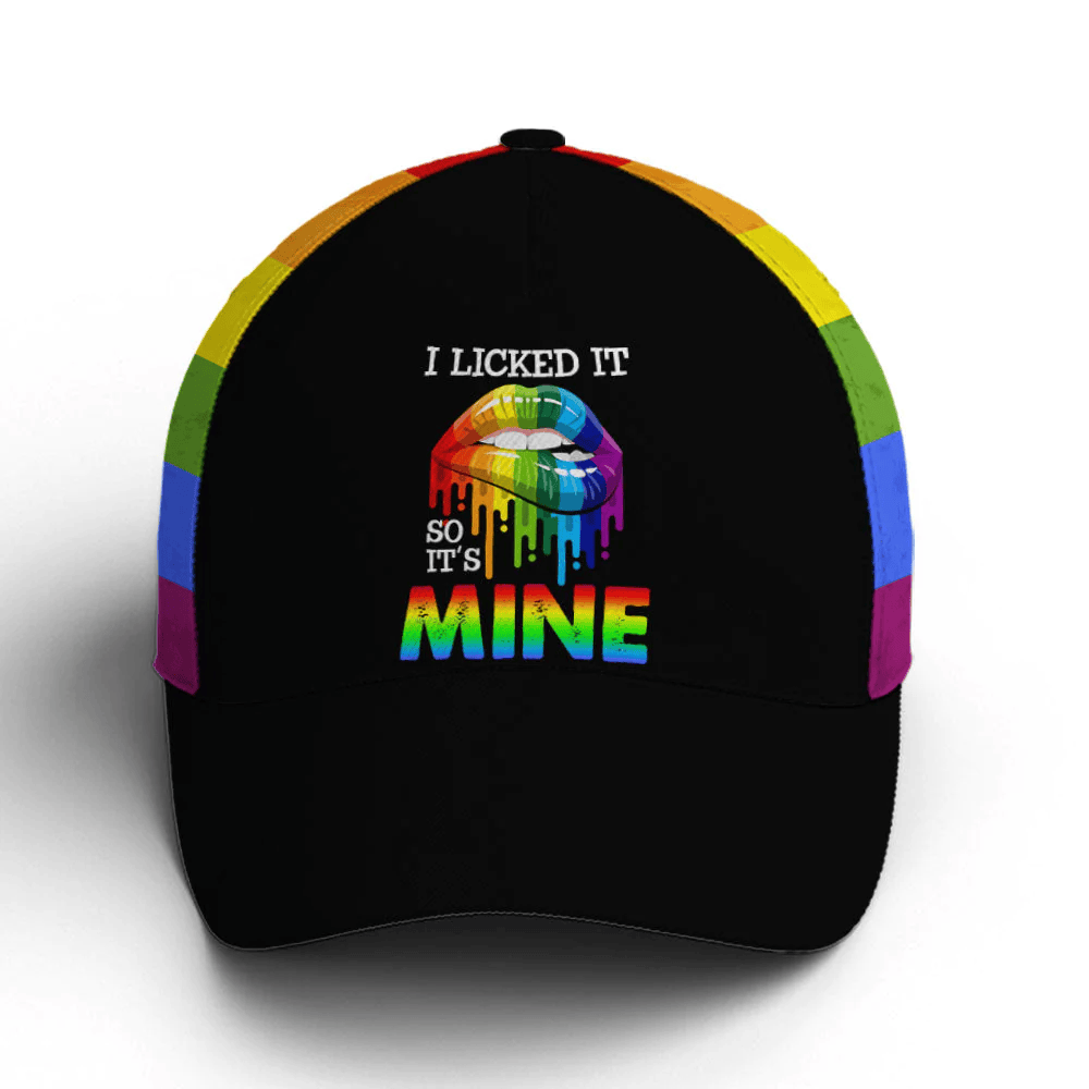 Adeenyc Baseball Cap For LGBTQ Drawing Dripping Lips Trucker Hats Custom Hats Gifts For Men & Women