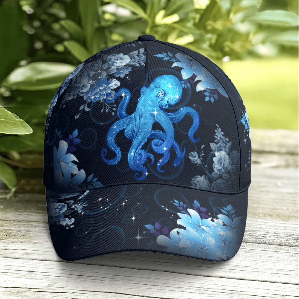 Adeenyc Baseball Cap For Octopus Lovers Vector Style Art Trucker Hats Custom Hats Gifts For Men & Women