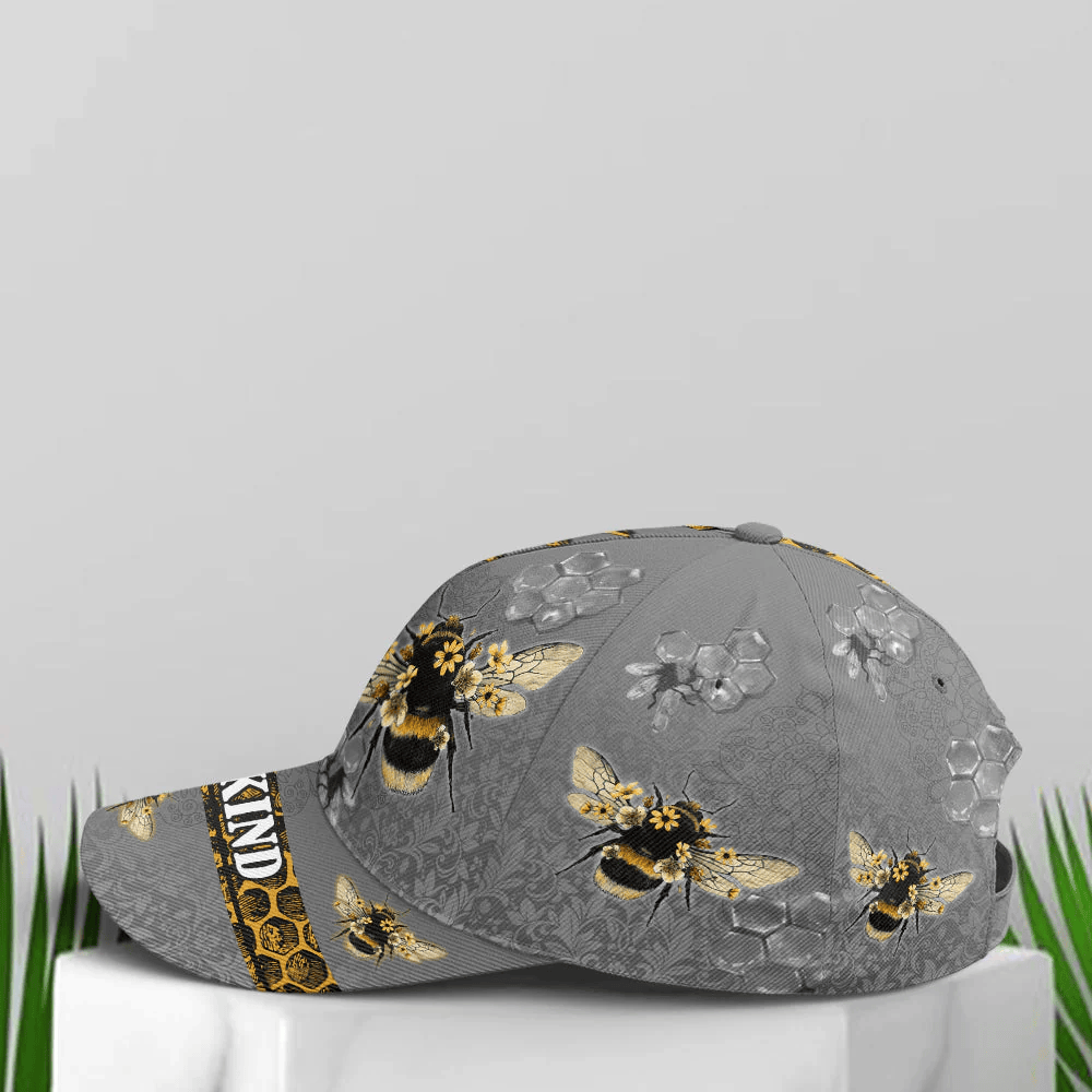 Adeenyc Bee Kind Vintage Baseball Cap Trucker Hats Custom Hats Gifts For Men & Women