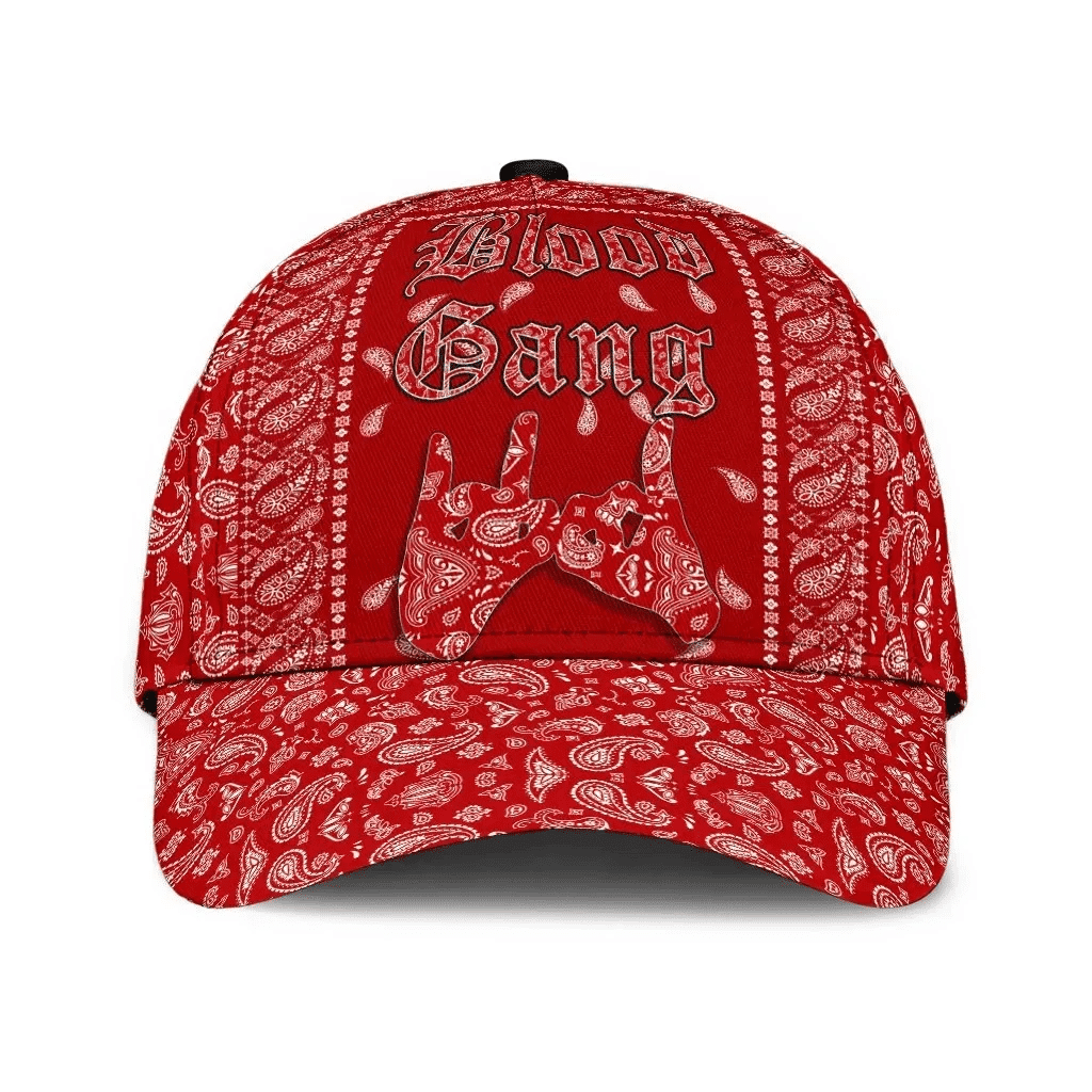 Adeenyc - Blood Gang Classic Cap Baseball Hat Trucker Hats Custom Hats Gifts For Men & Women