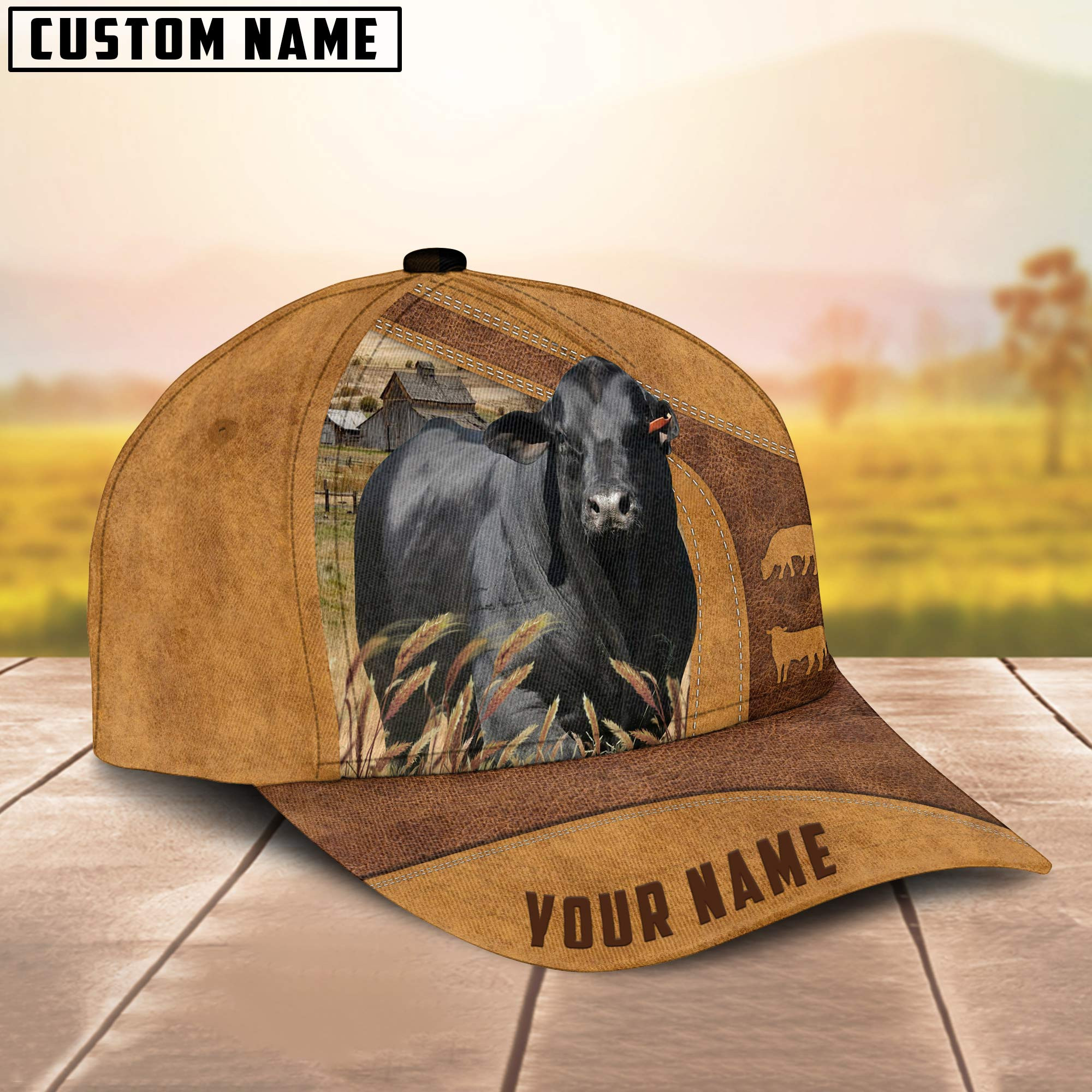 Adeenyc Brangus Custom Name Cap, Cattle Hat, Farm Baseball Hat, Cap Hat For Farmer Farm Lover Trucker Hats Custom Hats Gifts For Men & Women