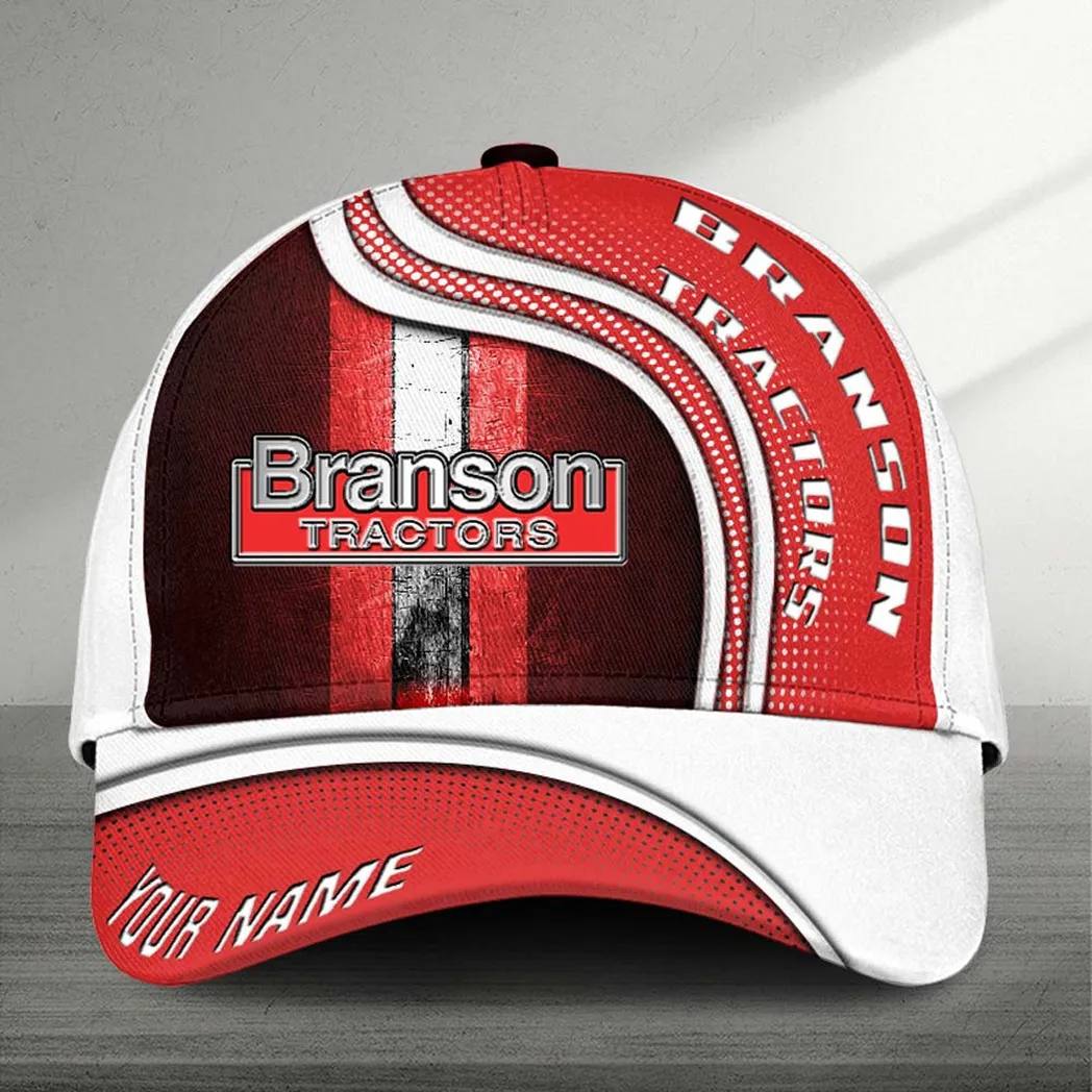 Adeenyc Branson Tractors Cap for Car Lovers, Personalized Hat 3d Baseball Cap Classic Hat 