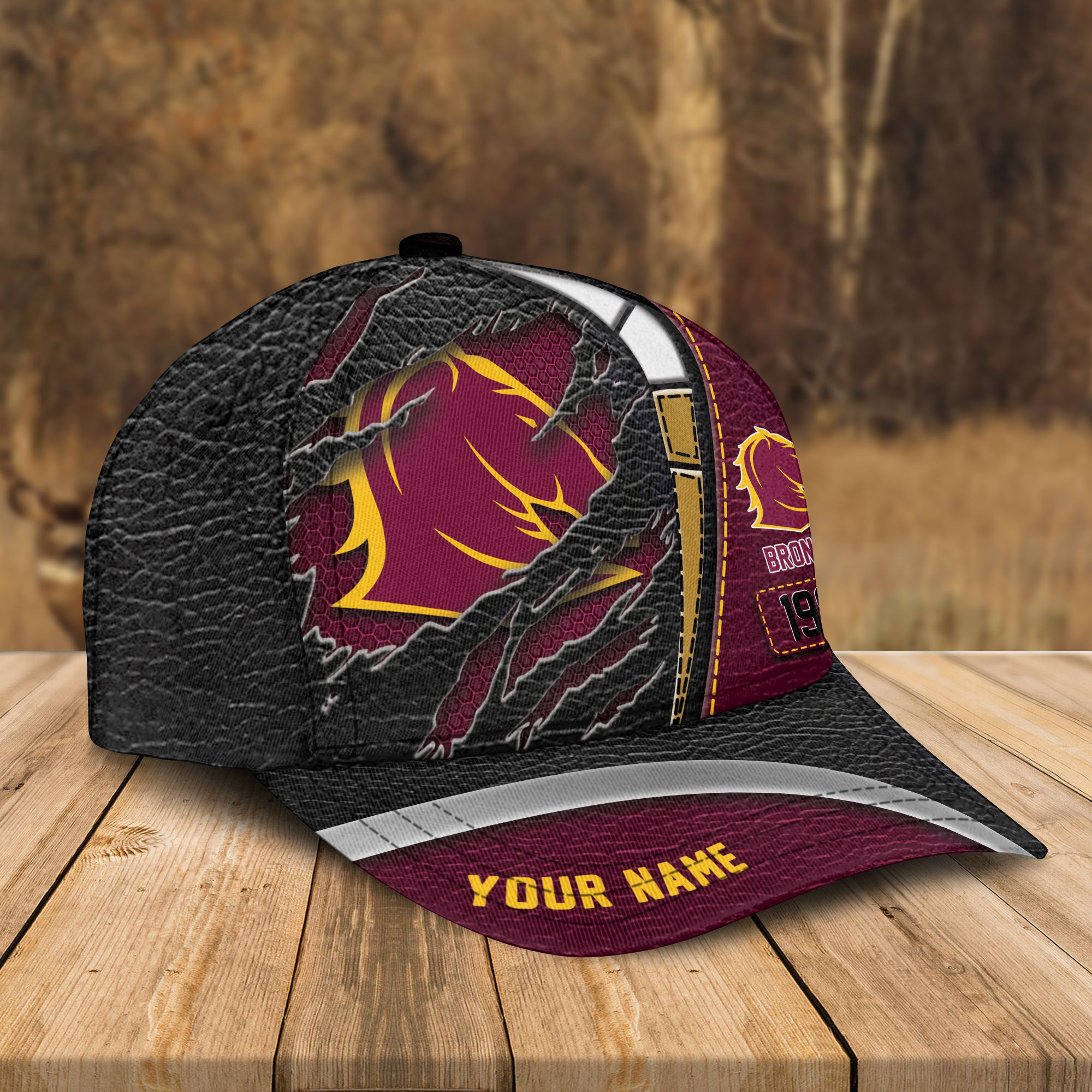 Adeenyc Brisbane Broncos NRL Personalized Classic Cap Best Gift For Fans