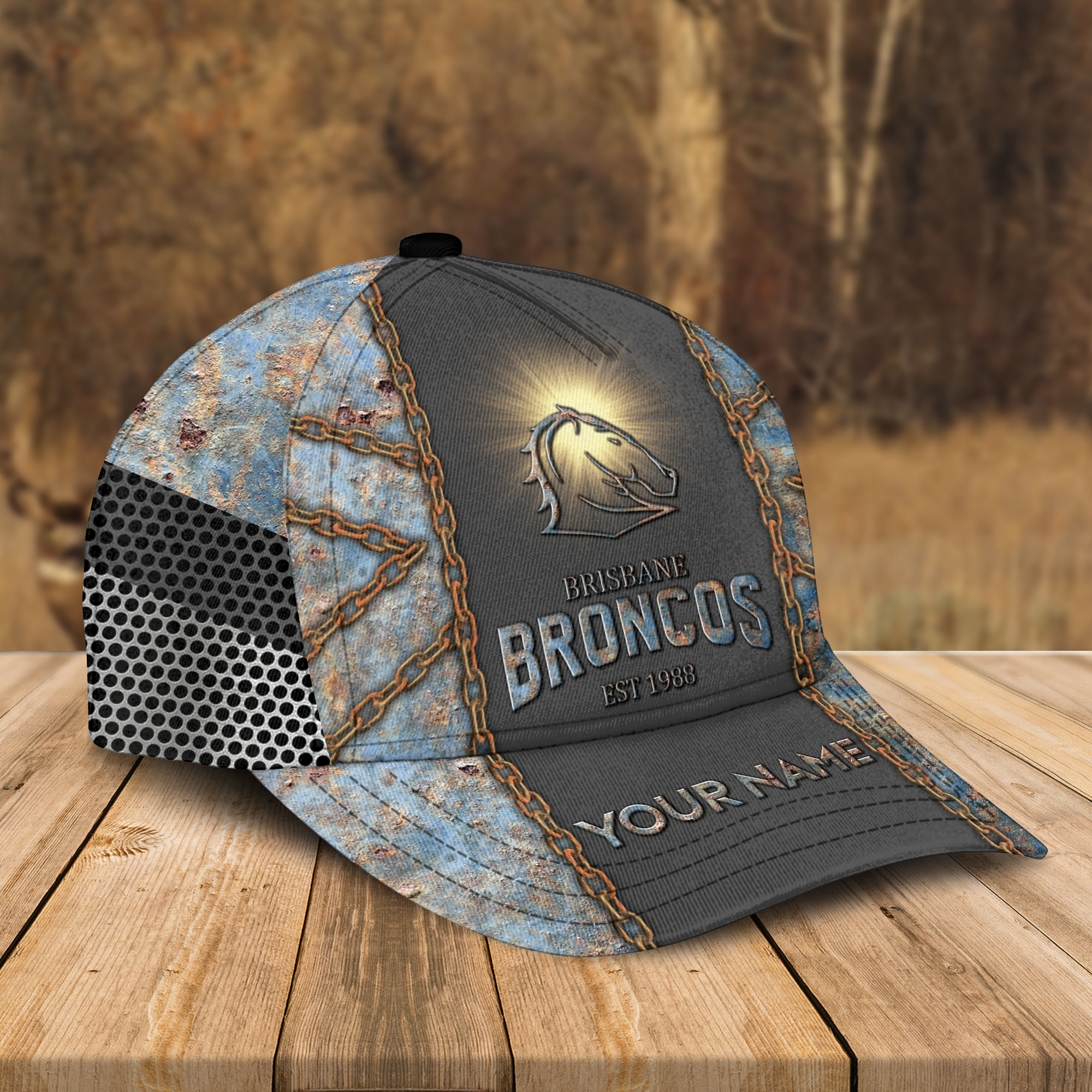 Adeenyc Brisbane Broncos NRL Personalized Classic Cap Best Gift For Fans