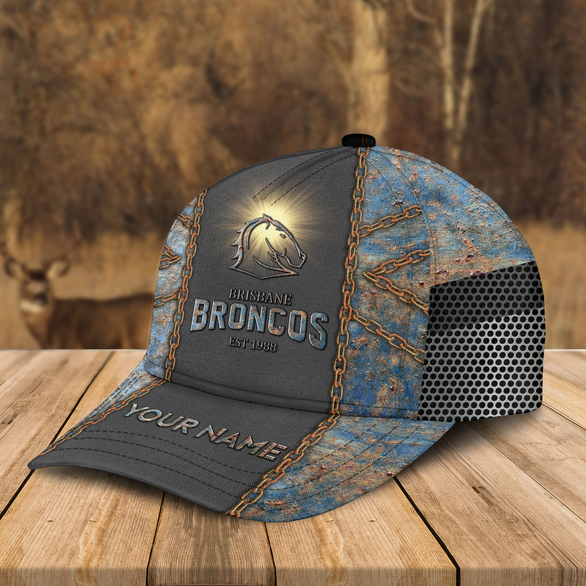 Adeenyc Brisbane Broncos NRL Personalized Classic Cap Best Gift For Fans