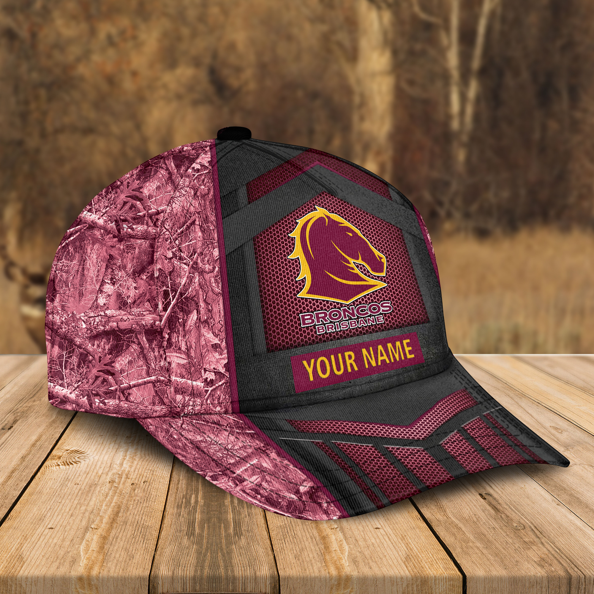 Adeenyc Brisbane Broncos NRL Personalized Classic Cap Best Gift For Fans