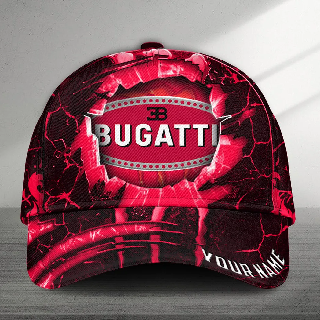 Adeenyc Bugatti Cap for Car Lovers, Personalized Hat 3d Baseball Cap Classic Hat 