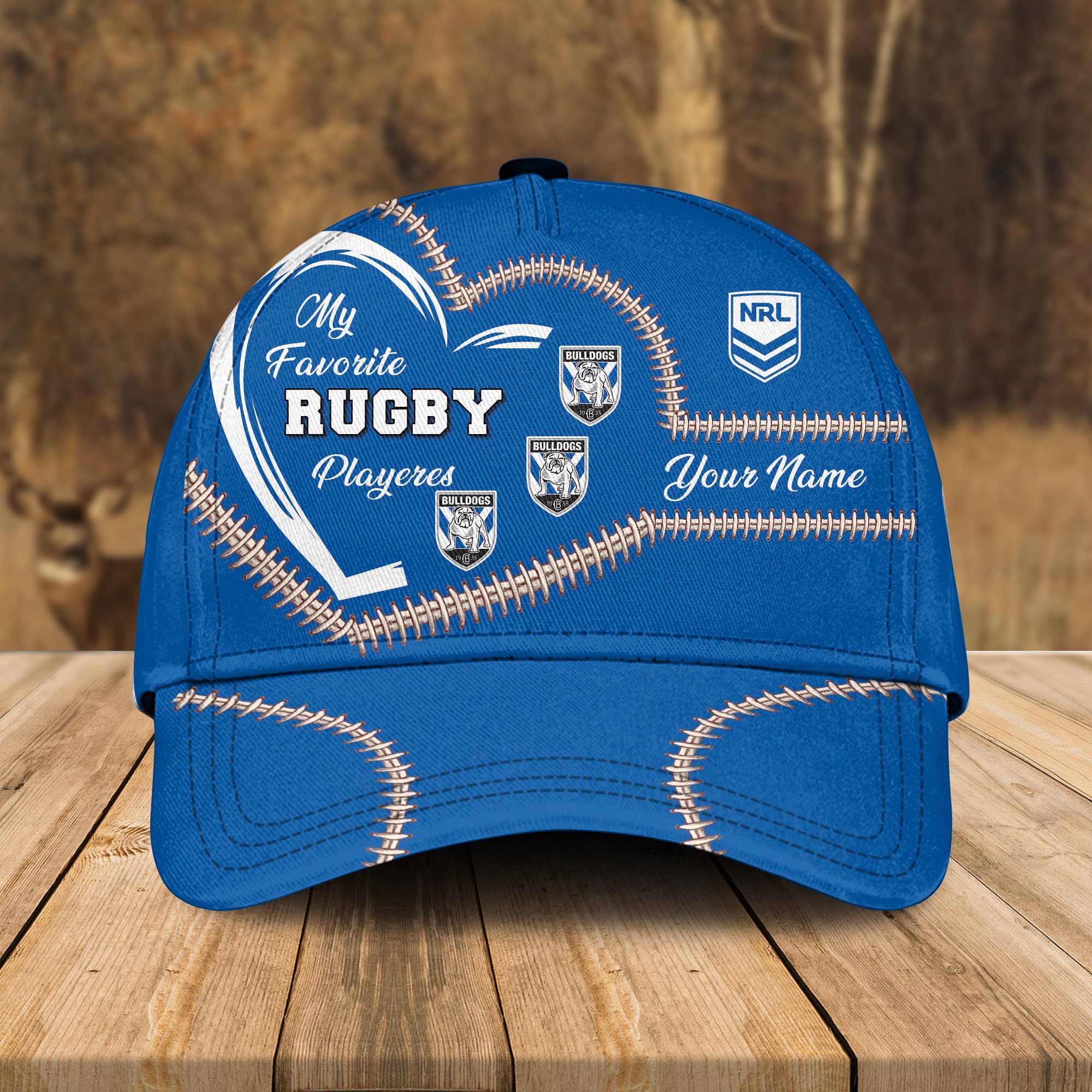 Adeenyc Bulldogs RLFC NRL Personalized Classic Cap Best Gift For Fans