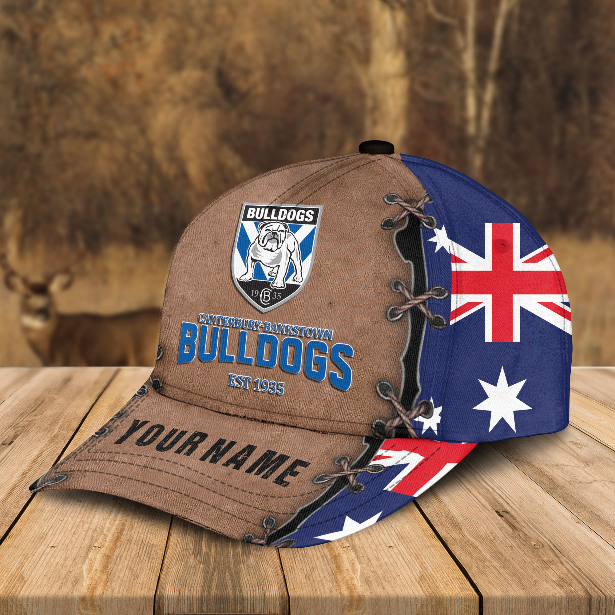 Adeenyc Bulldogs RLFC NRL Personalized Classic Cap Best Gift For Fans