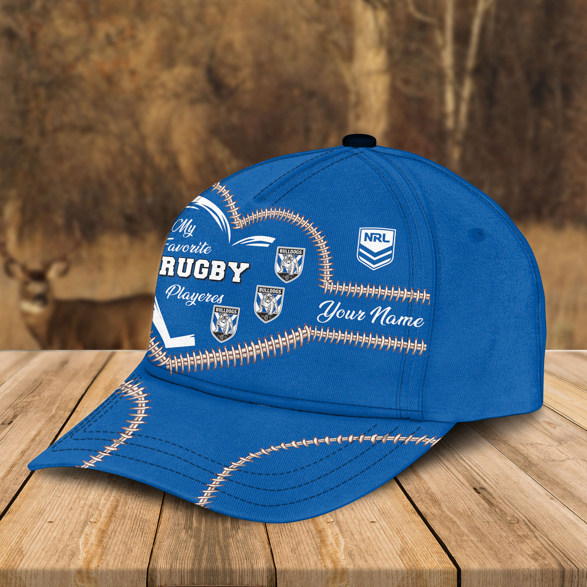 Adeenyc Bulldogs RLFC NRL Personalized Classic Cap Best Gift For Fans