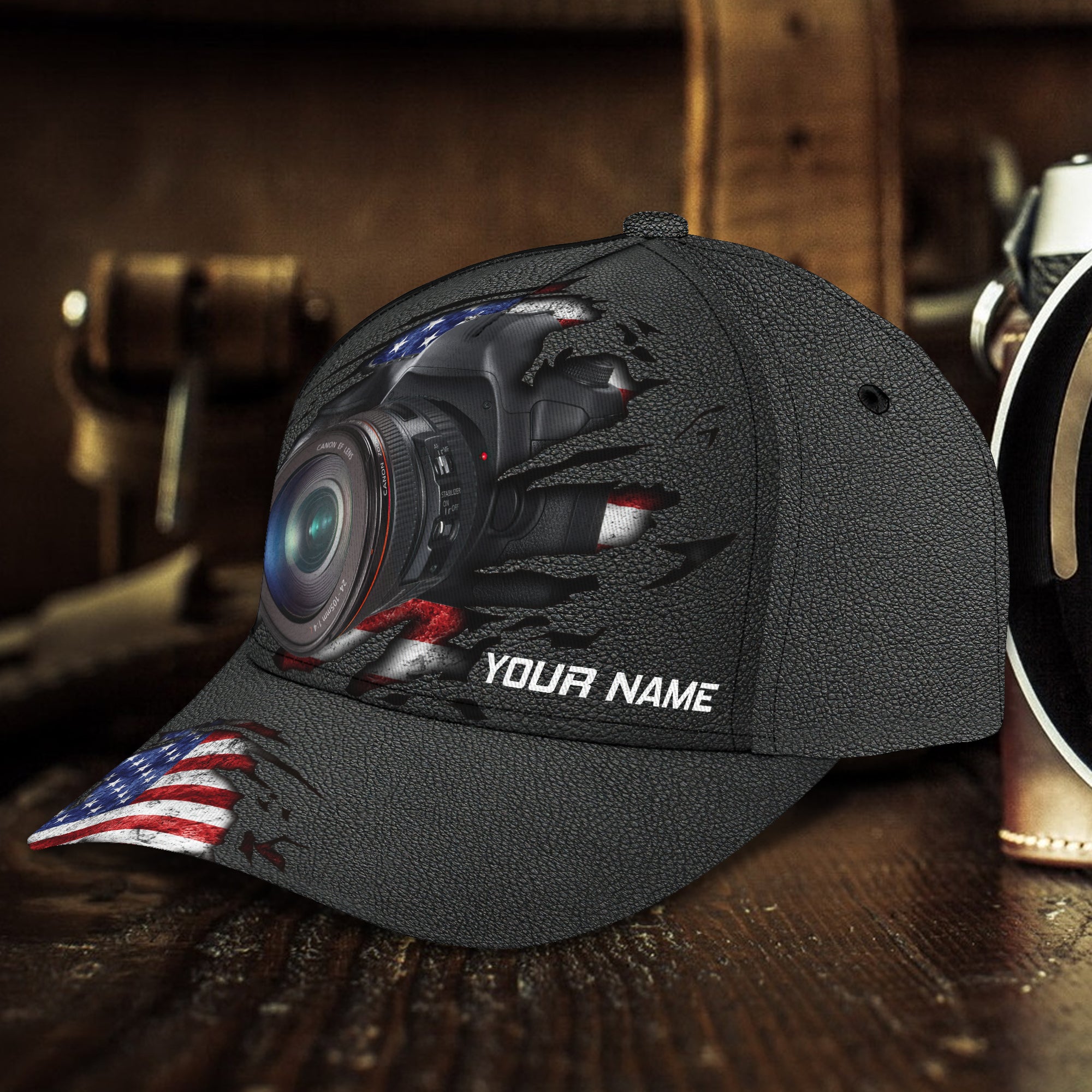 Adeenyc Camera-Name Baseball Cap Classic Trucker Hats Custom Hats Gifts For Men & Women
