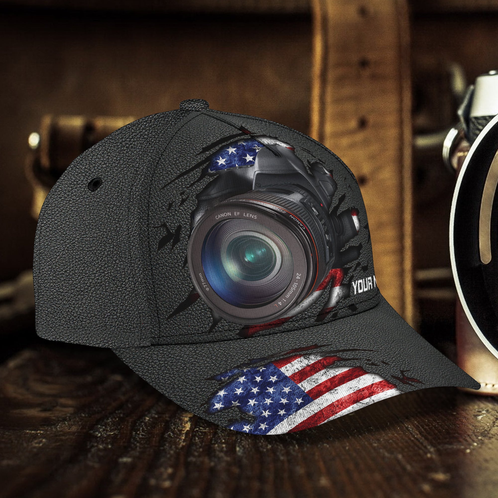Adeenyc Camera-Name Baseball Cap Classic Trucker Hats Custom Hats Gifts For Men & Women