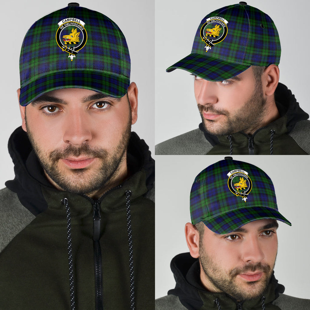 Adeenyc - Campbell Modern Clan Tartan Crest Tartan Classic Cap Baseball Hat Trucker Hats Custom Hats Gifts For Men & Women