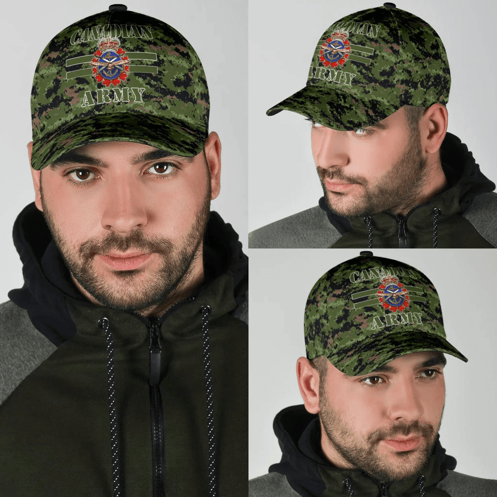 Adeenyc Canadian Veteran Armed Forces Classic Cap 04 Trucker Hats Custom Hats Gifts For Men & Women