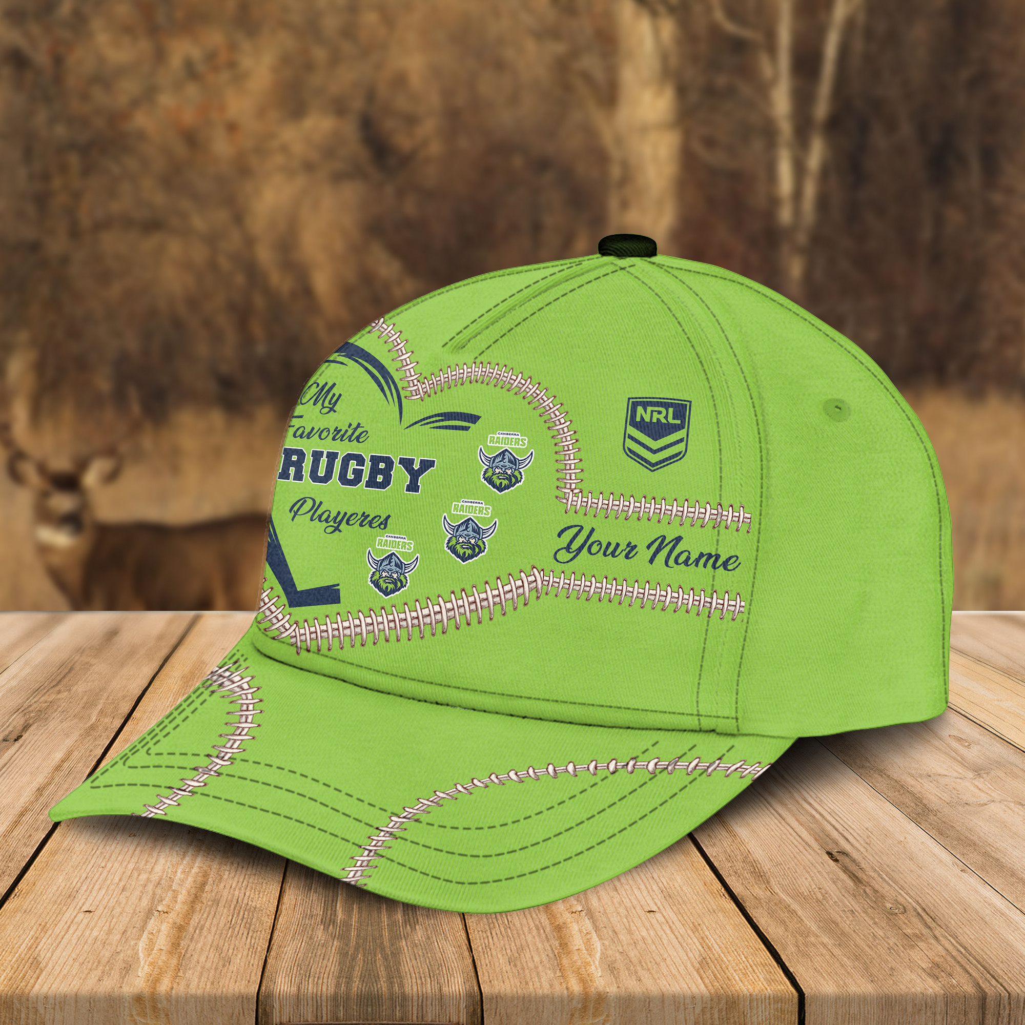 Adeenyc Canberra Raiders NRL Personalized Classic Cap Best Gift For Fans