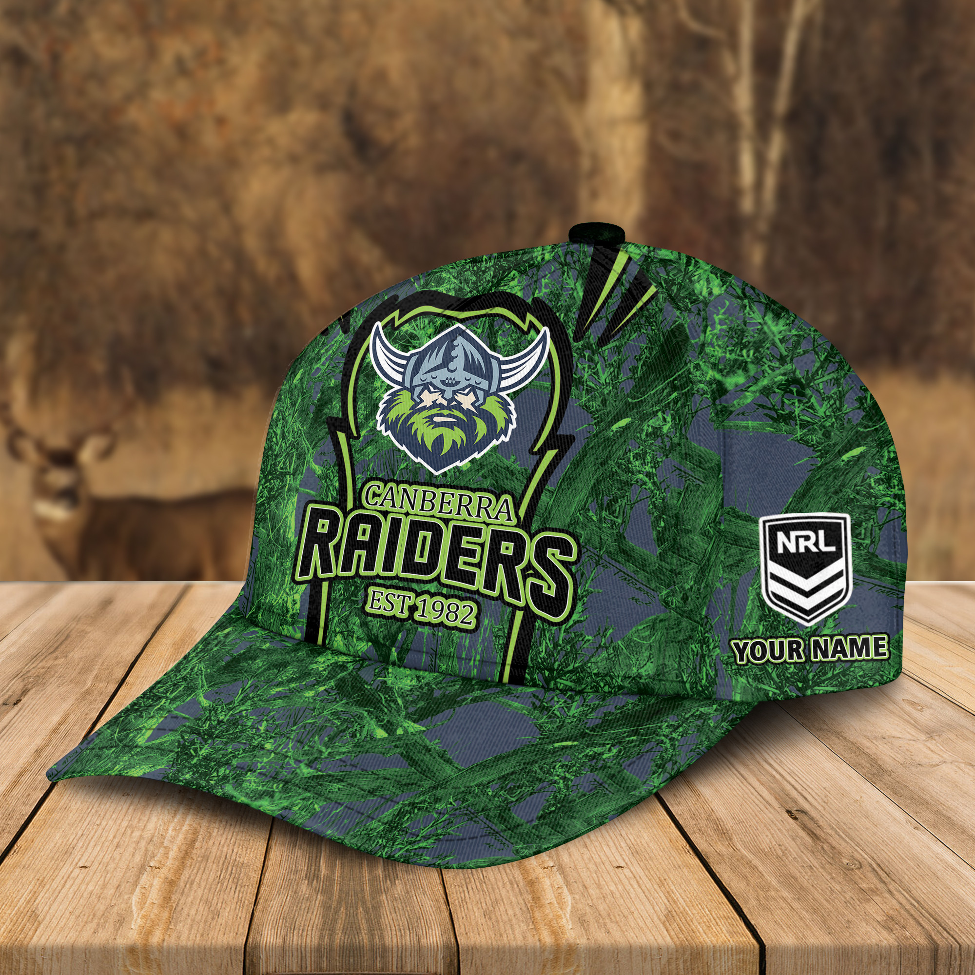 Adeenyc Canberra Raiders NRL Personalized Classic Cap Best Gift For Fans