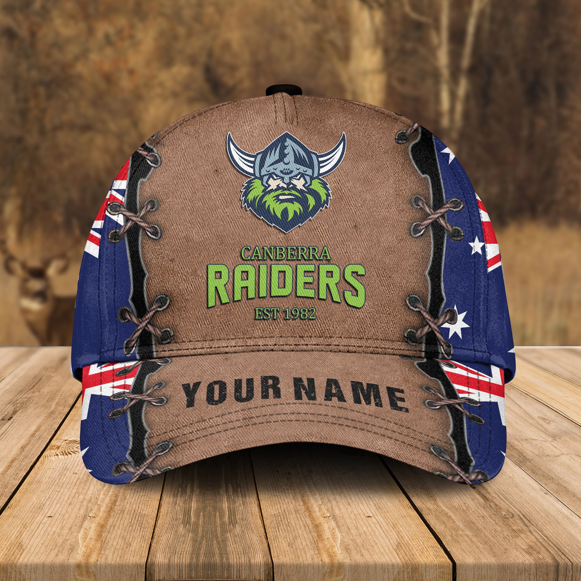 Adeenyc Canberra Raiders NRL Personalized Classic Cap Best Gift For Fans