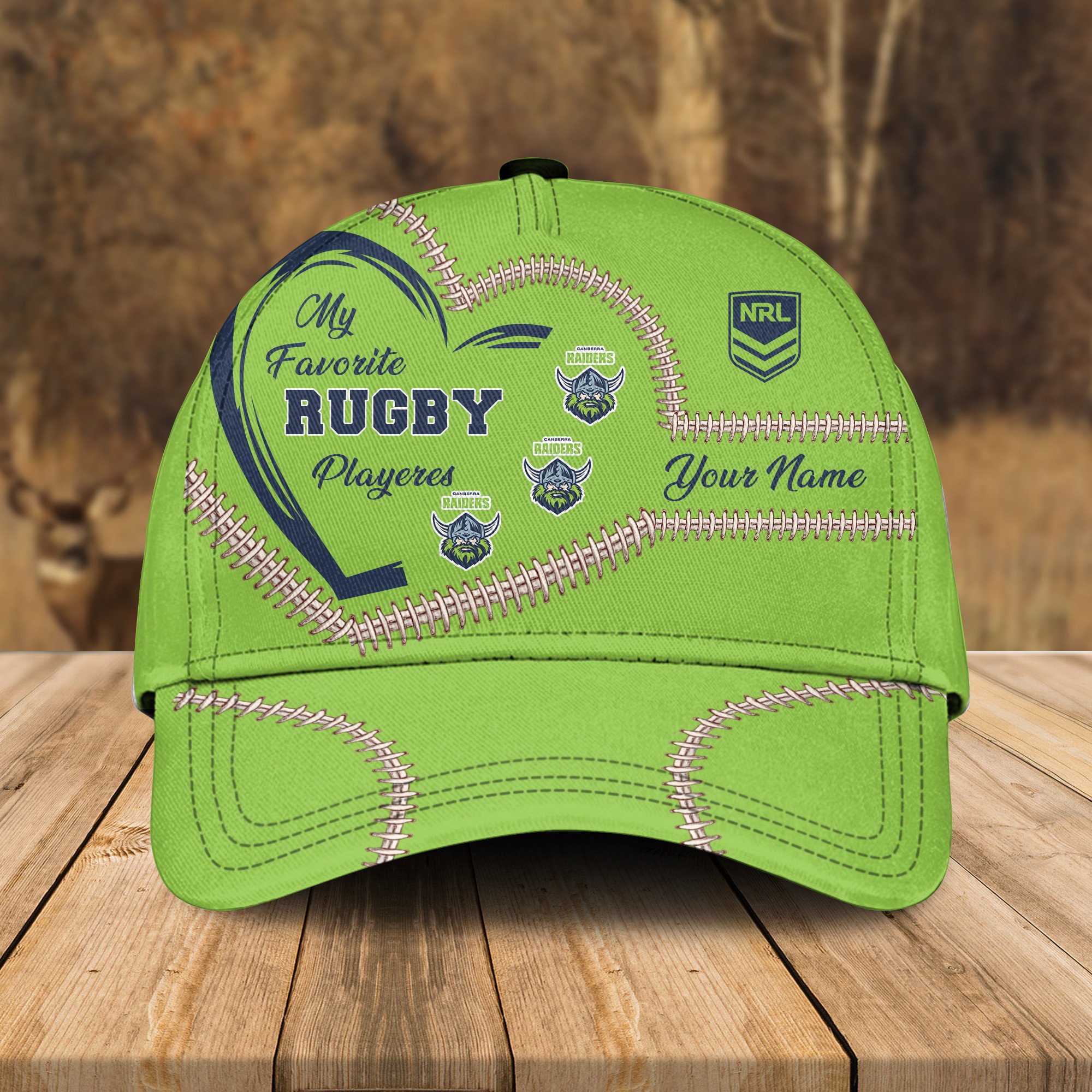 Adeenyc Canberra Raiders NRL Personalized Classic Cap Best Gift For Fans