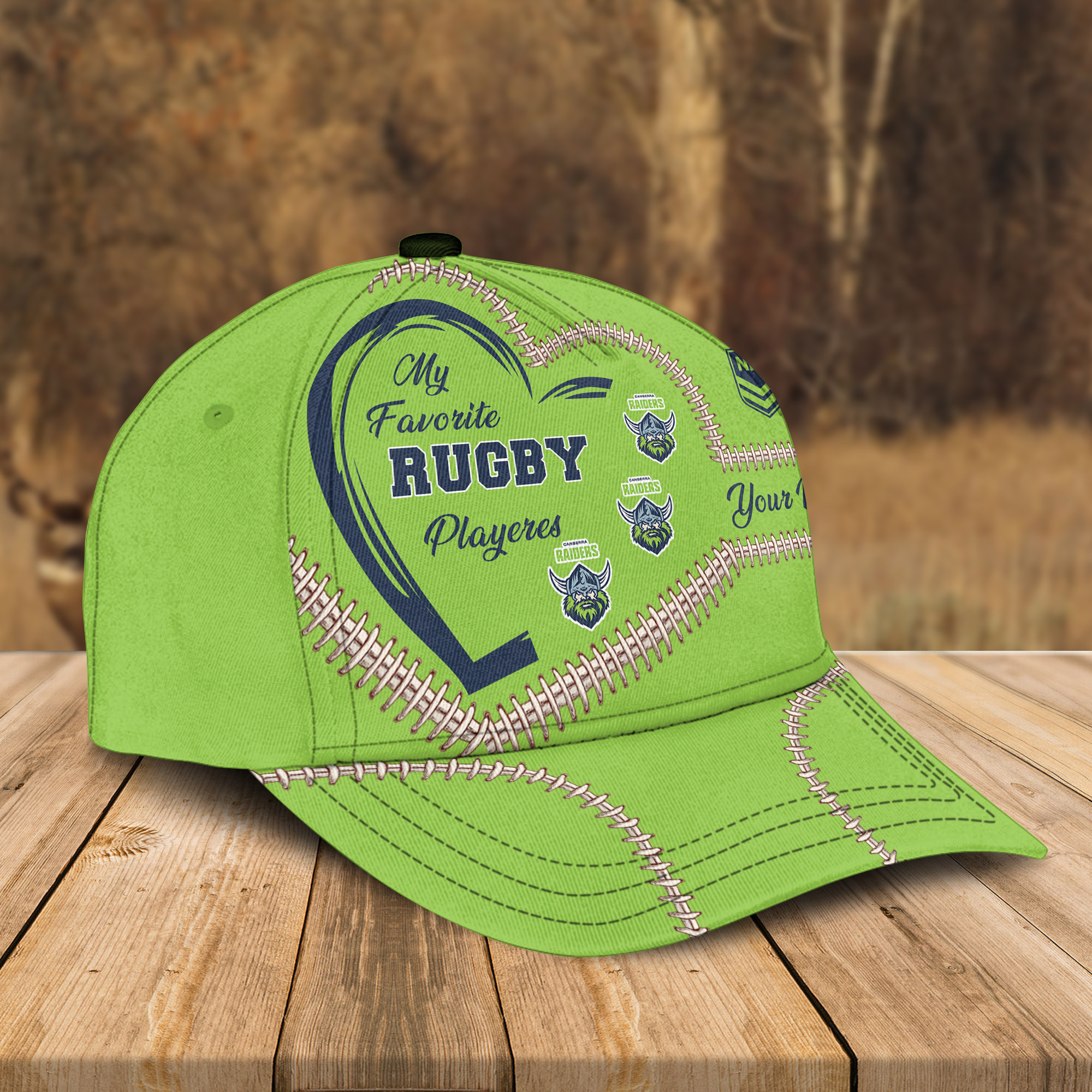 Adeenyc Canberra Raiders NRL Personalized Classic Cap Best Gift For Fans