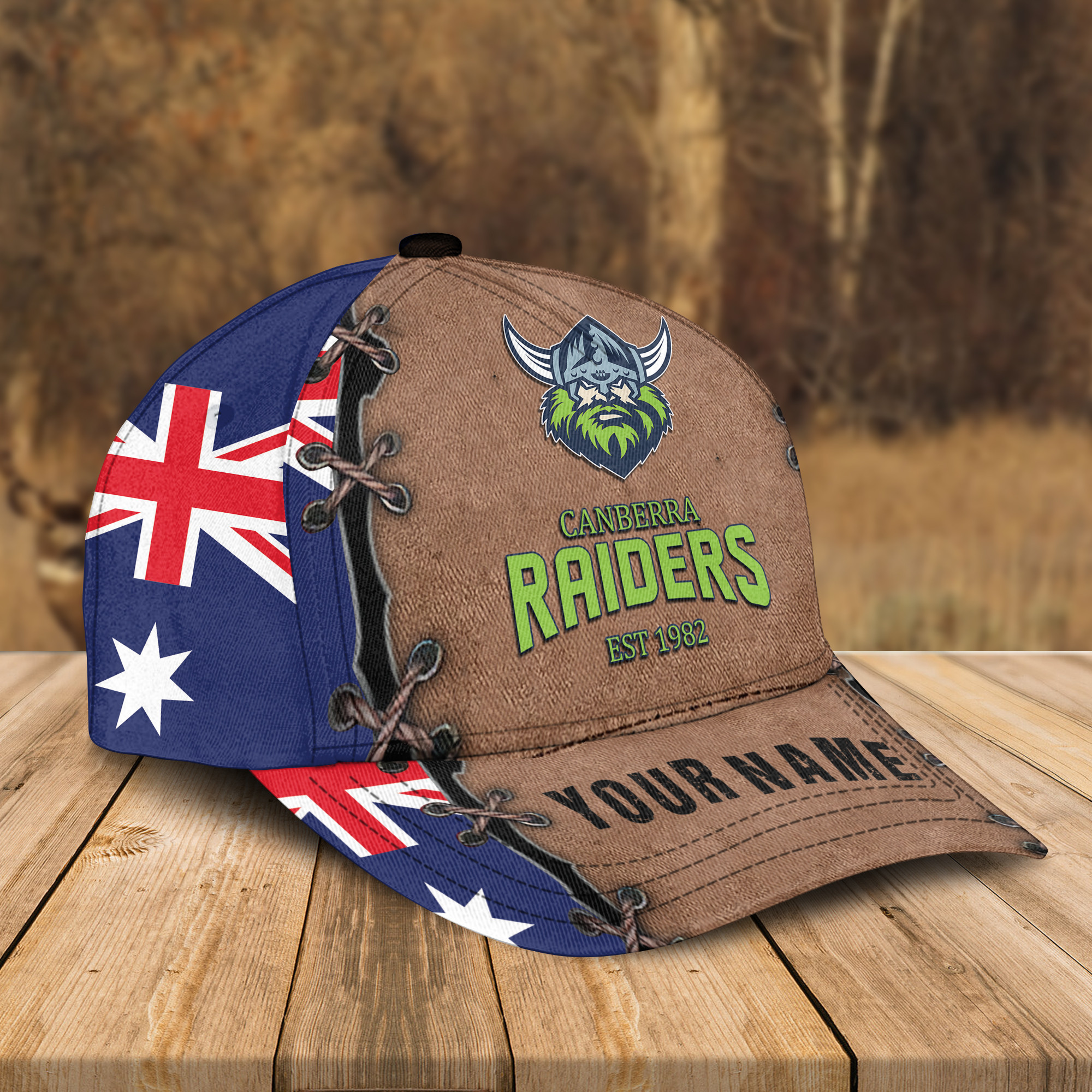 Adeenyc Canberra Raiders NRL Personalized Classic Cap Best Gift For Fans