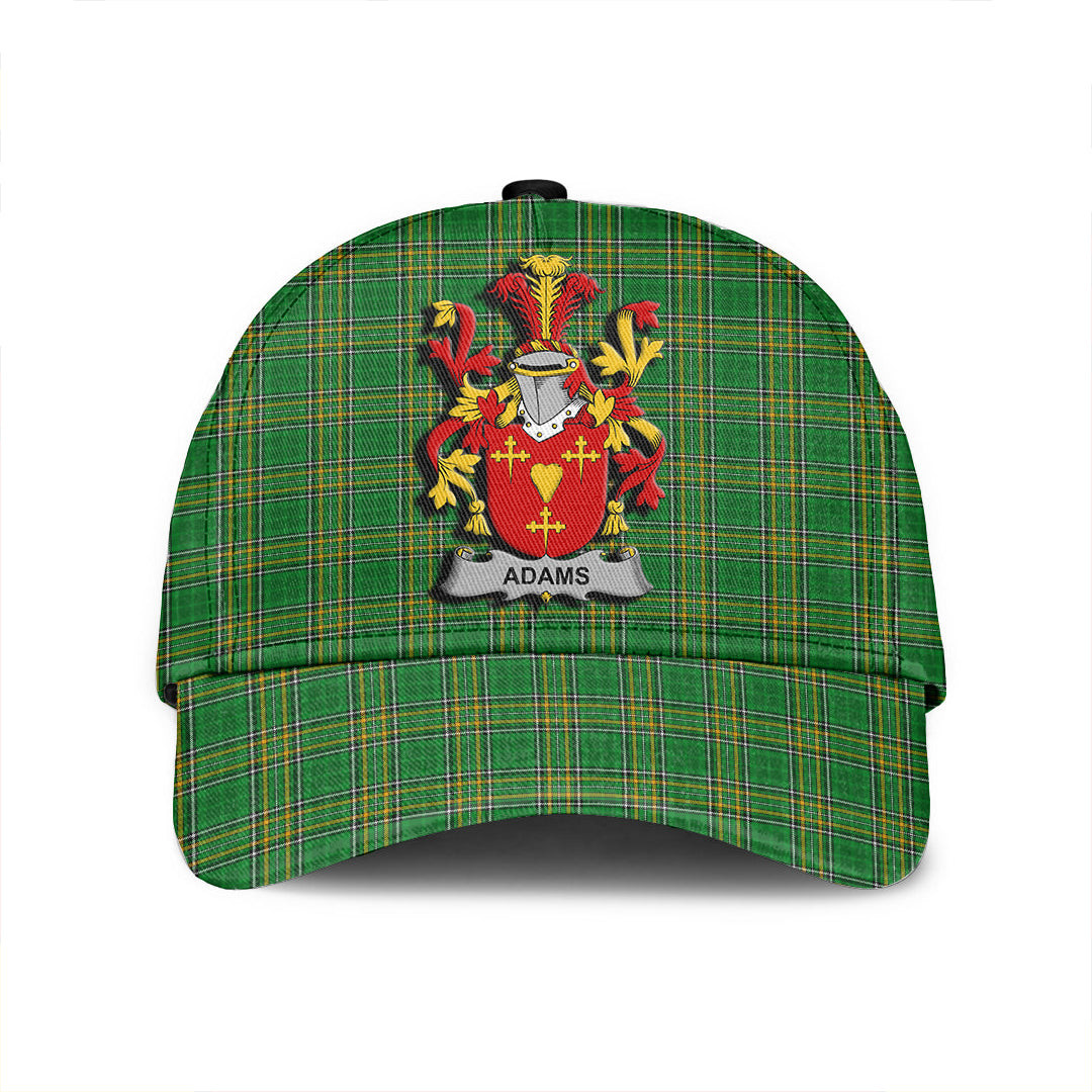 Adeenyc Cap - Adams Family Crest Tartan Classic Cap Baseball Cap Hat Trucker Hats Custom Hats Gifts For Men & Women