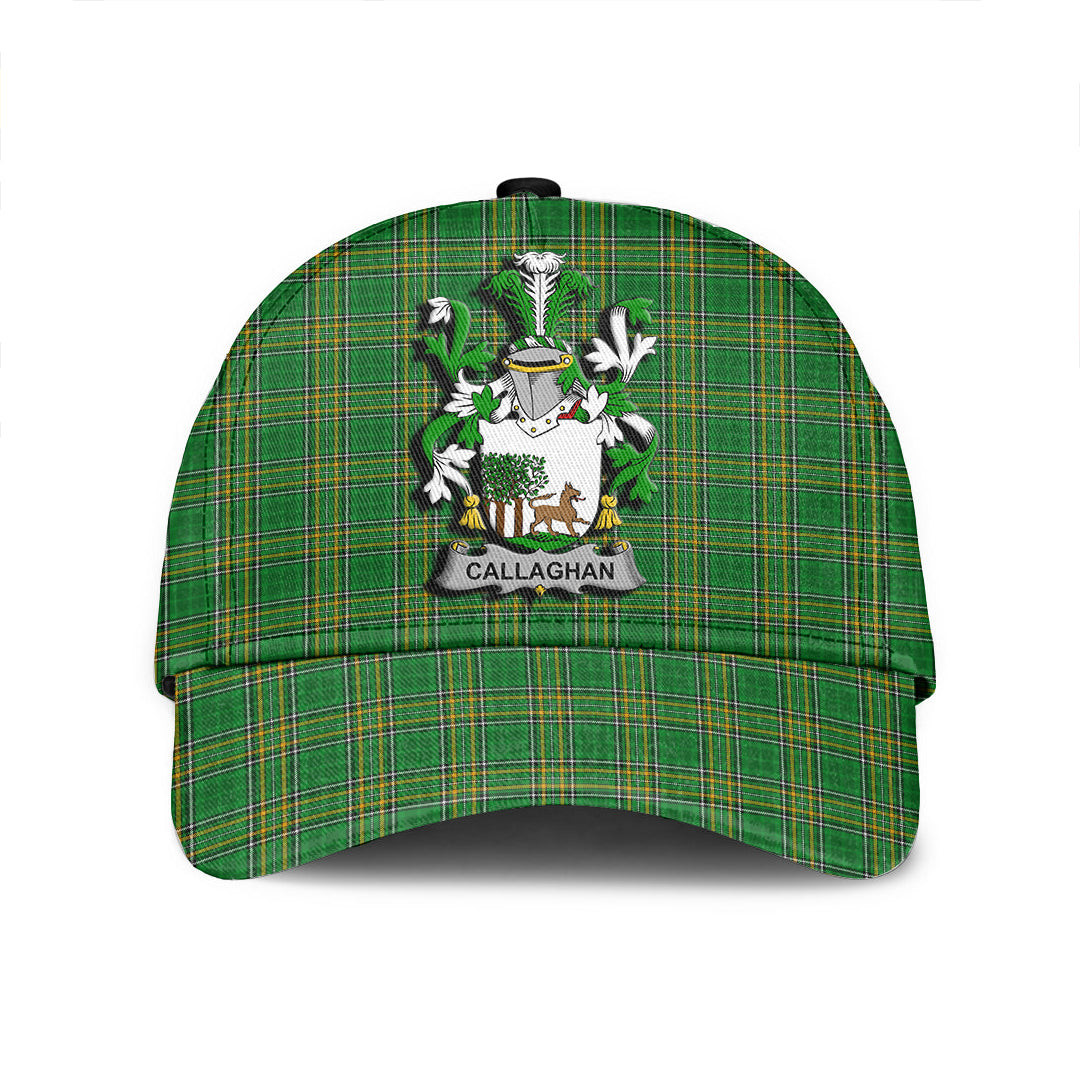 Adeenyc Cap - Callaghan or O Callaghan Family Crest Tartan Classic Cap Baseball Cap Hat Trucker Hats Custom Hats Gifts For Men & Women