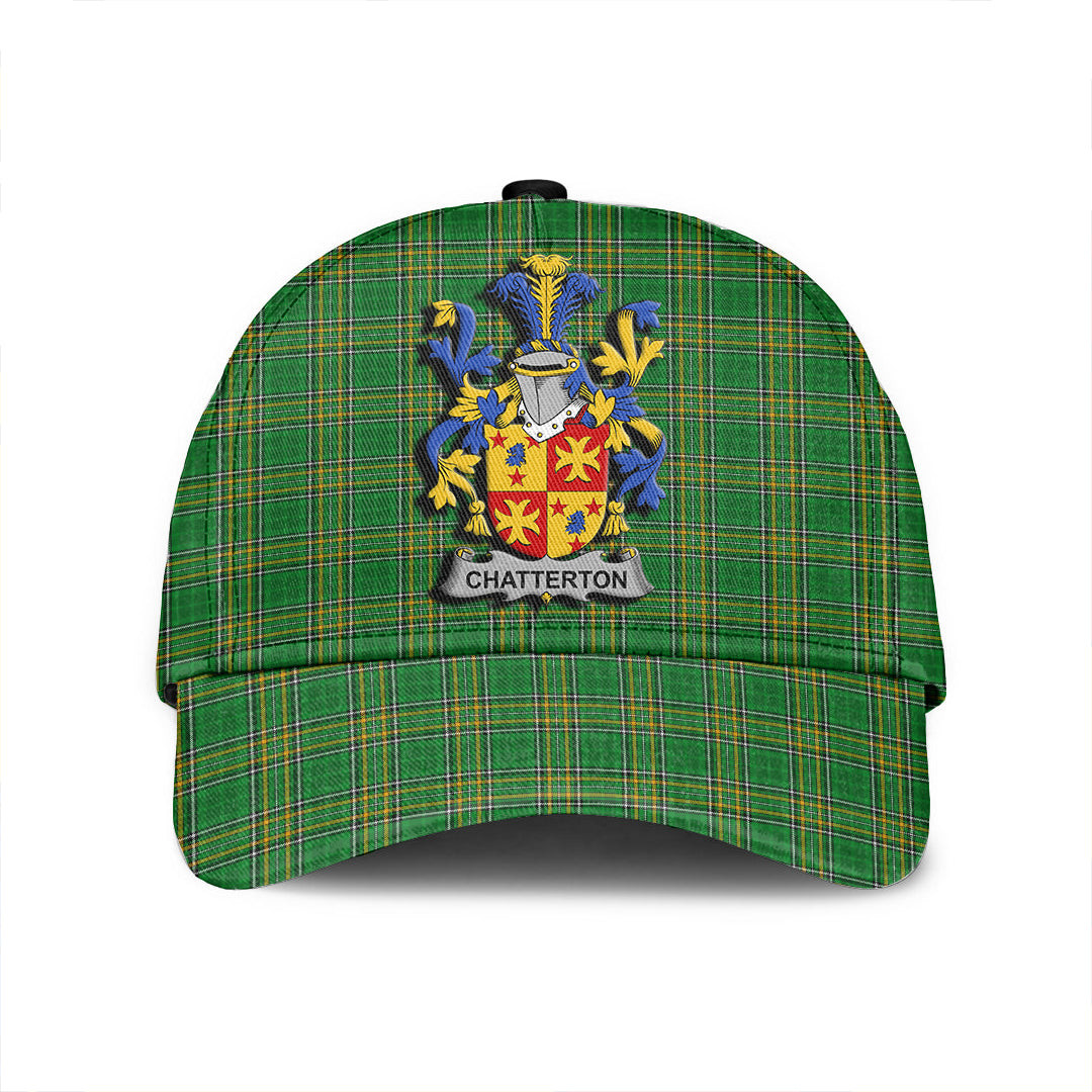 Adeenyc Cap - Chatterton Family Crest Tartan Classic Cap Baseball Cap Hat Trucker Hats Custom Hats Gifts For Men & Women