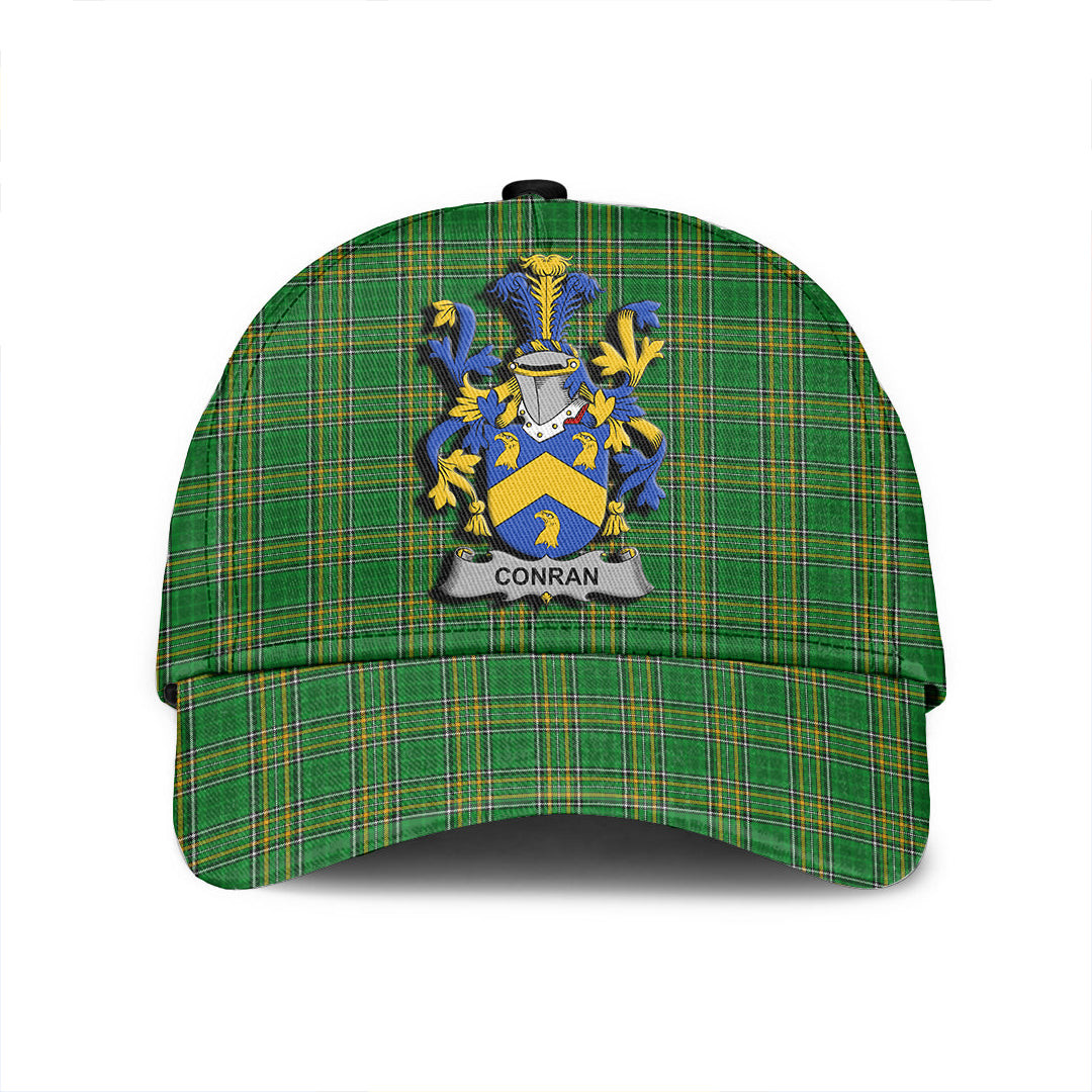 Adeenyc Cap - Conran or O Condron Family Crest Tartan Classic Cap Baseball Cap Hat Trucker Hats Custom Hats Gifts For Men & Women
