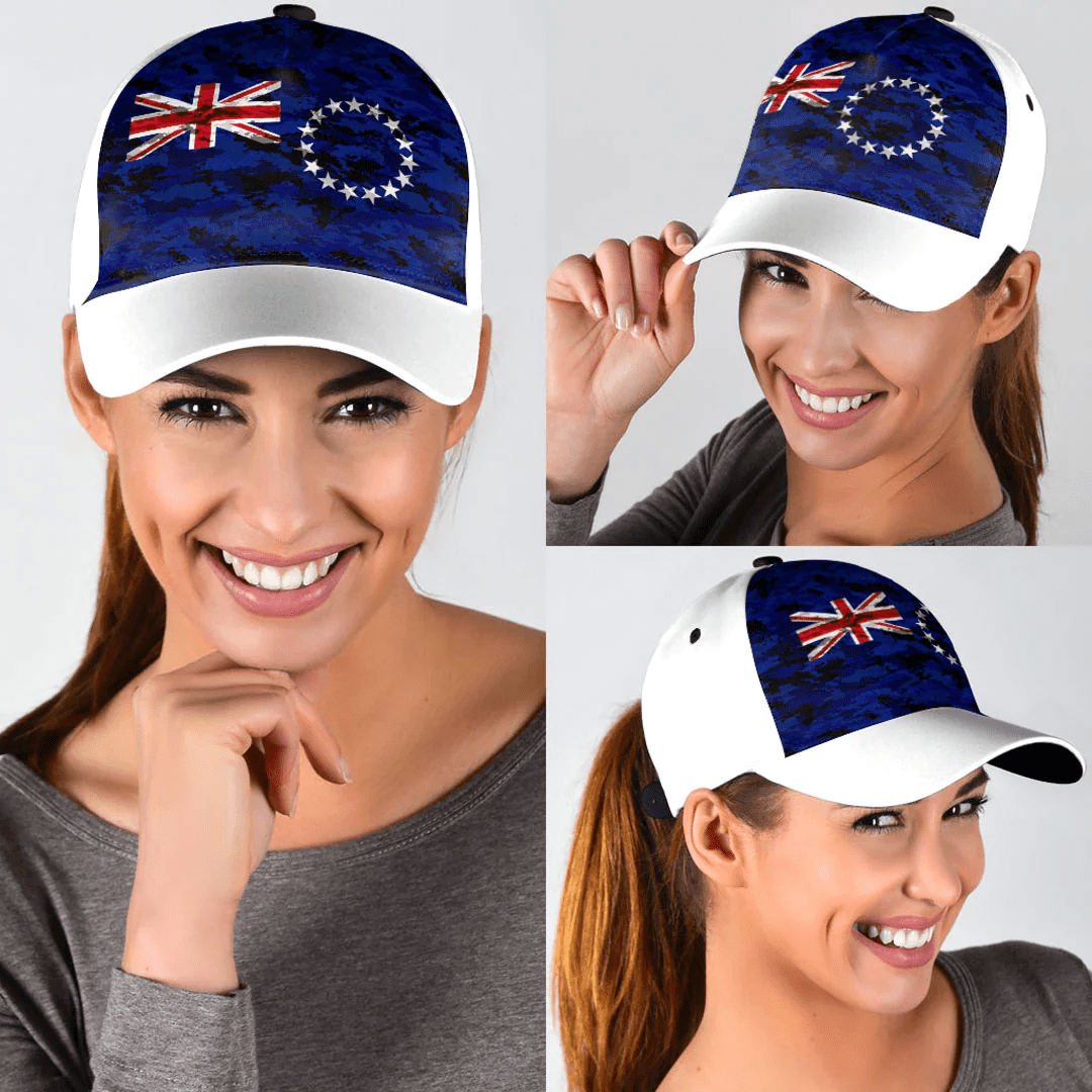 Adeenyc Cap - Cook Islands Camo Style Classic Cap Baseball Cap Hat Trucker Hats Custom Hats Gifts For Men & Women