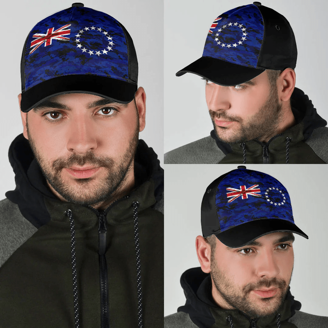 Adeenyc Cap - Cook Islands Camo Style Classic Cap Baseball Cap Hat Trucker Hats Custom Hats Gifts For Men & Women