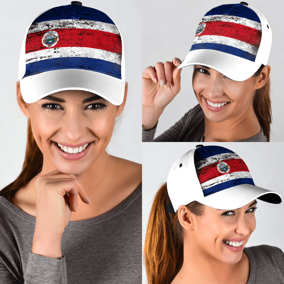 Adeenyc Cap - Costa Rica Special Grunge Classic Cap Baseball Cap Hat Trucker Hats Custom Hats Gifts For Men & Women