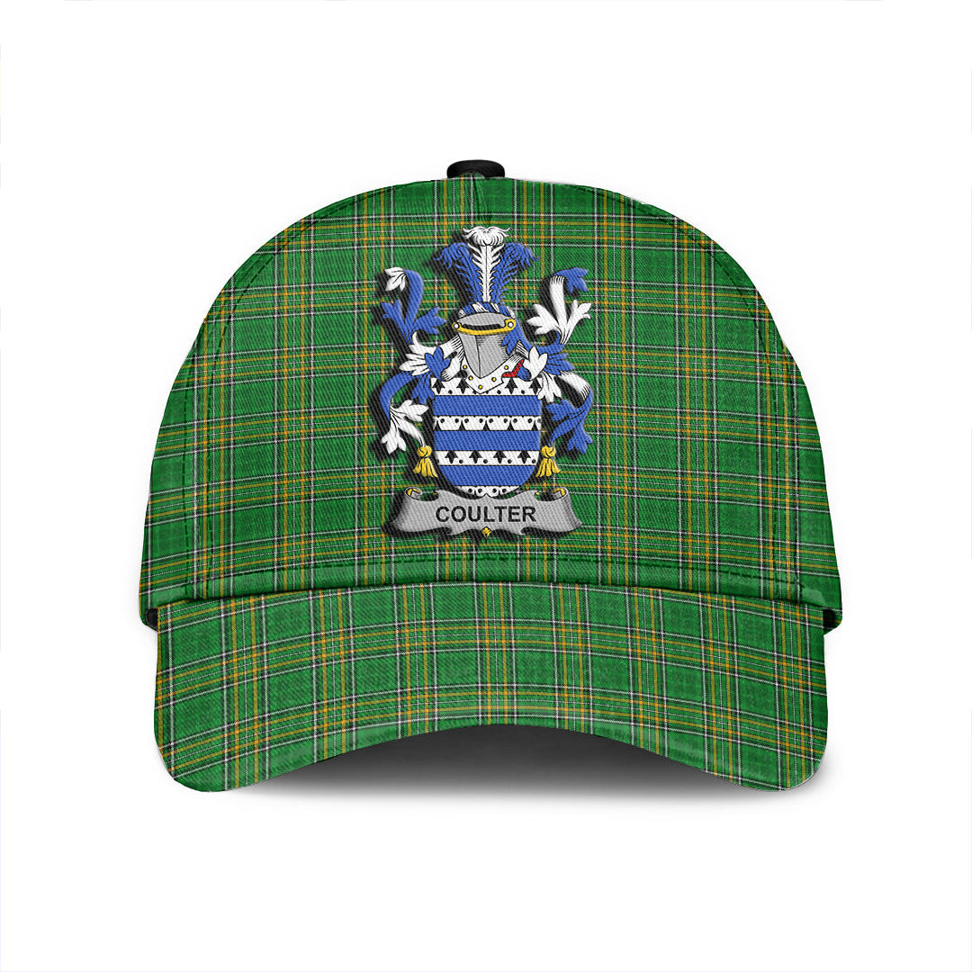 Adeenyc Cap - Coulter or O Coulter Family Crest Tartan Classic Cap Baseball Cap Hat Trucker Hats Custom Hats Gifts For Men & Women