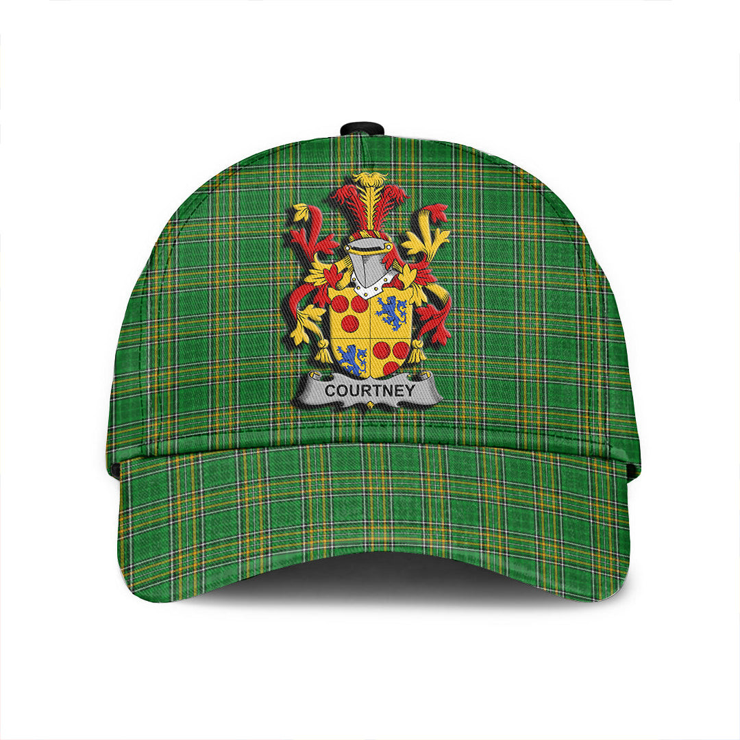 Adeenyc Cap - Courtney Family Crest Tartan Classic Cap Baseball Cap Hat Trucker Hats Custom Hats Gifts For Men & Women