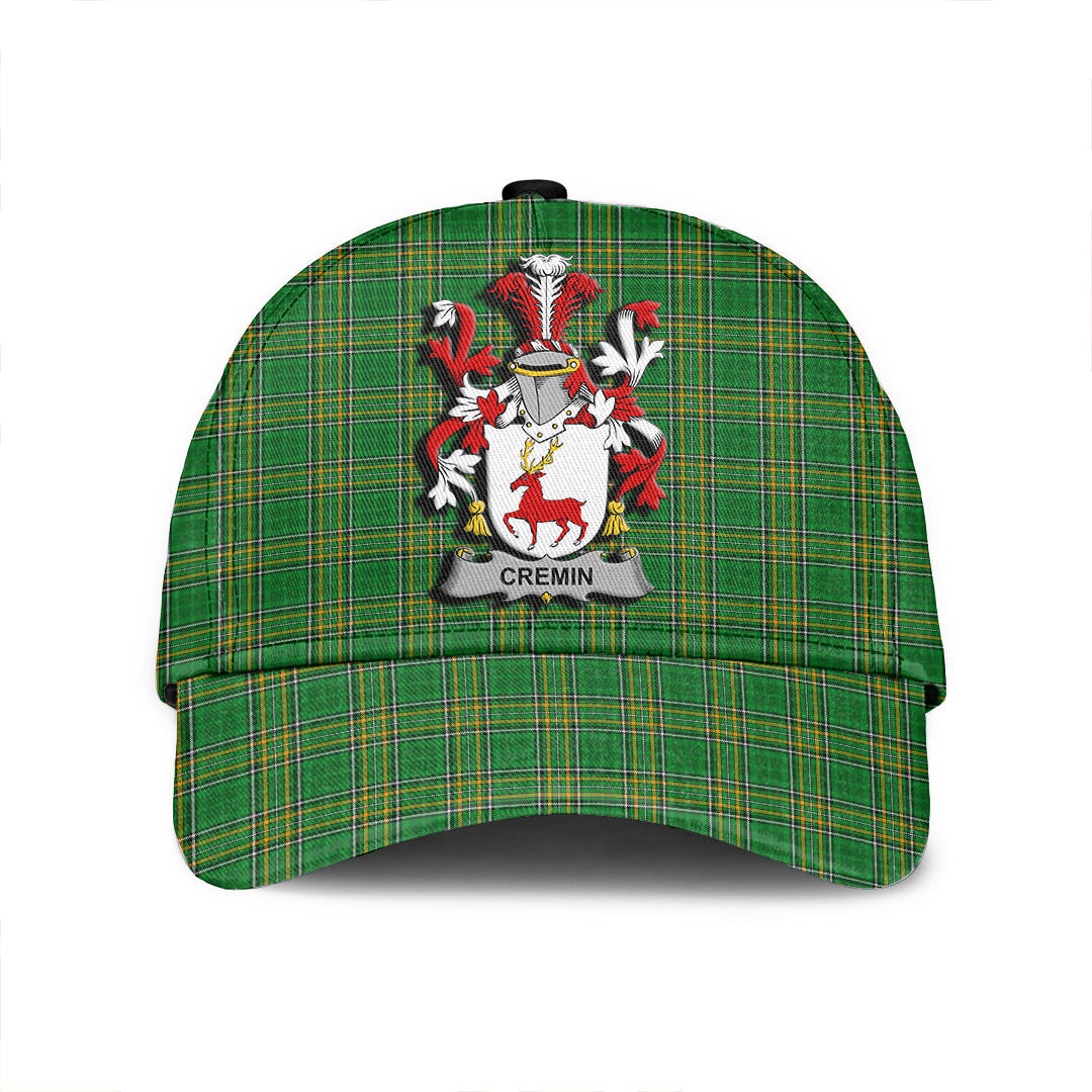 Adeenyc Cap - Cremin or O Cremin Family Crest Tartan Classic Cap Baseball Cap Hat Trucker Hats Custom Hats Gifts For Men & Women